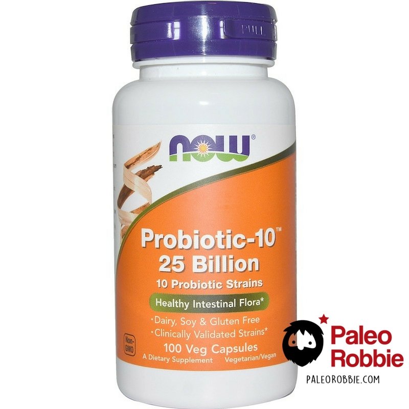 Probiotic-10, 25 Billion, 100 Veg Capsules Now Foods