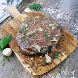 Marinated Pasture-fed Ribeye Chimichurri