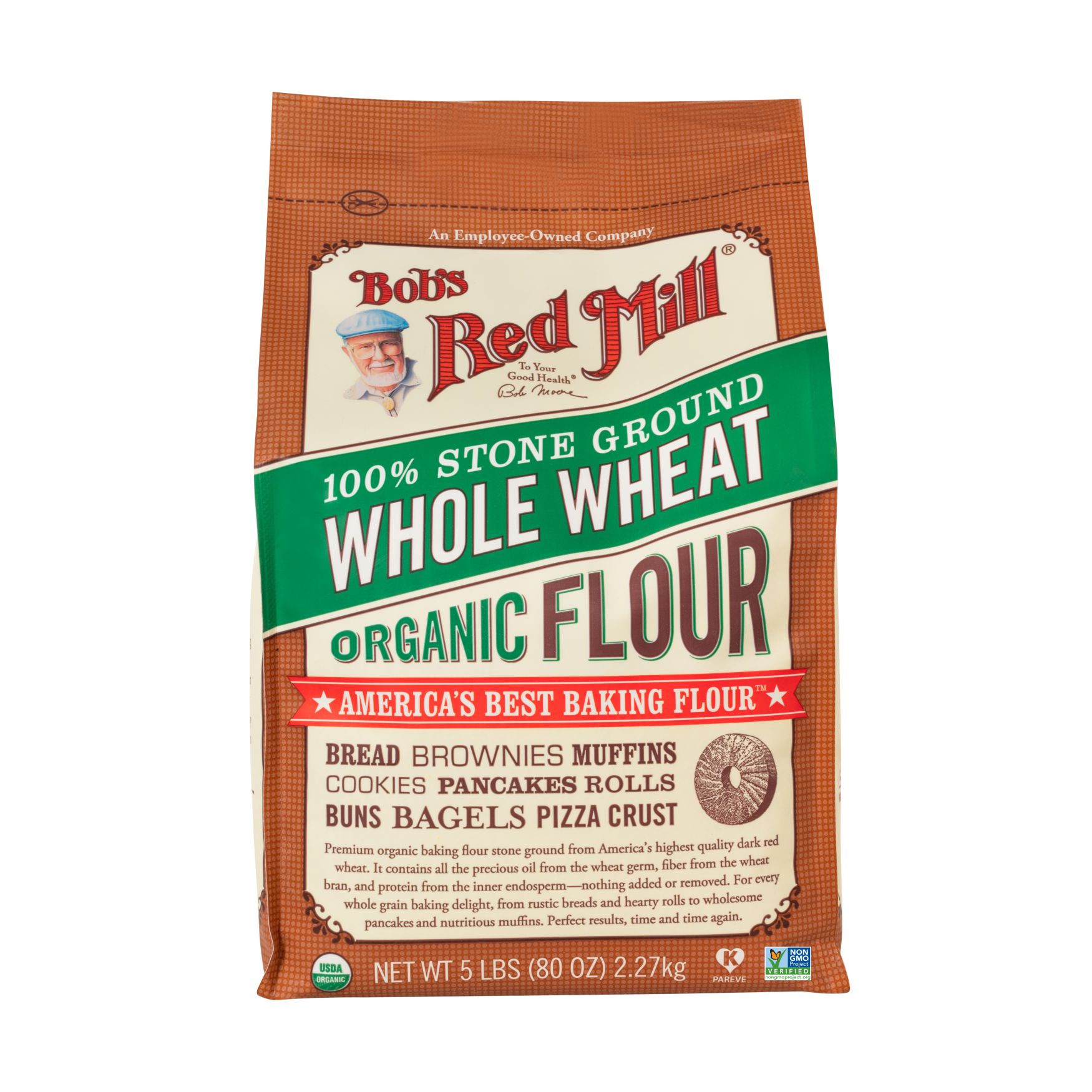 Organic Whole Wheat Flour by Bob's Red Mill