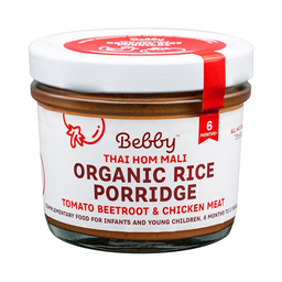 Bebby: Organic Rice Porridge - Chicken Breast, Beetroot, Tomato
