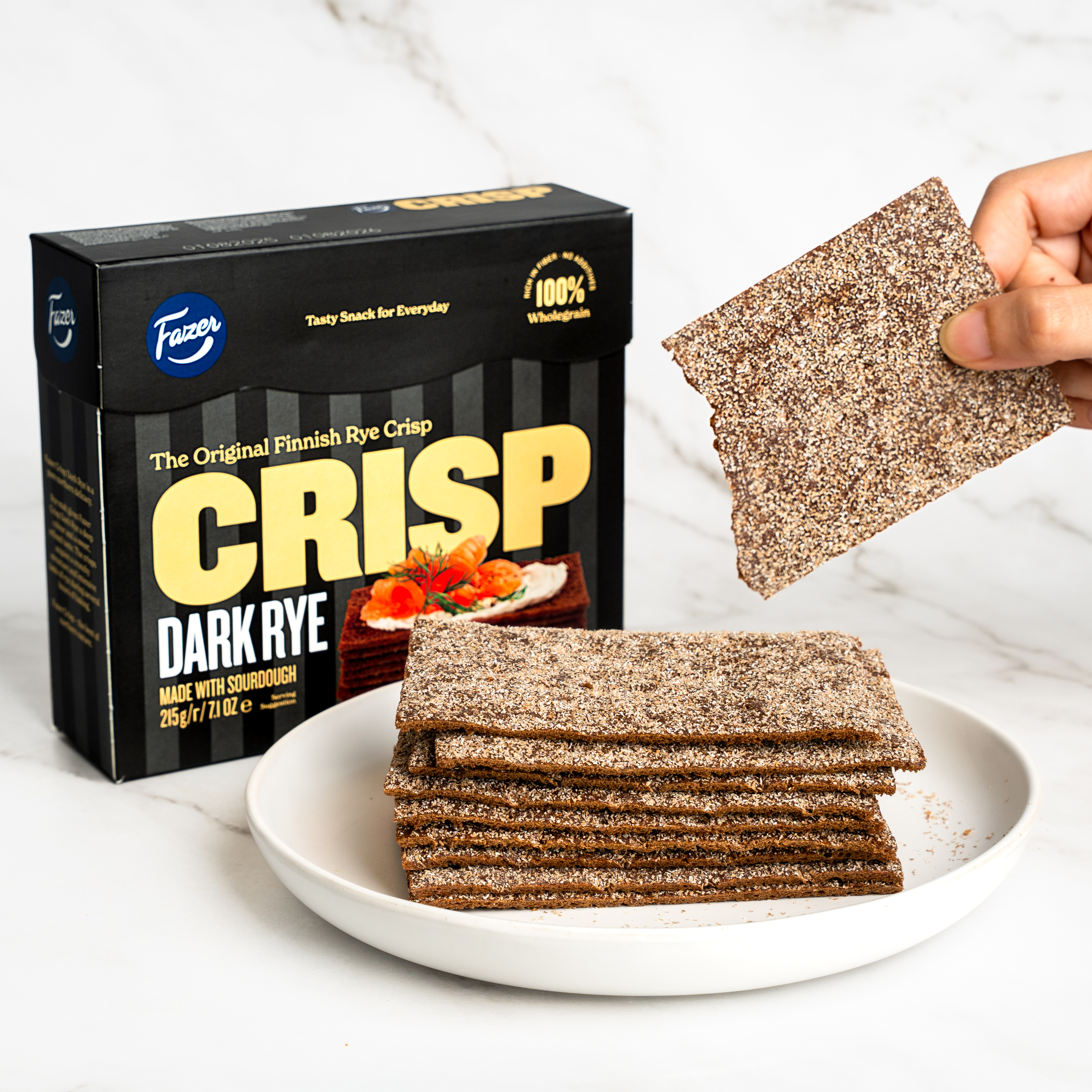Dark Rye Crisps - Fazer