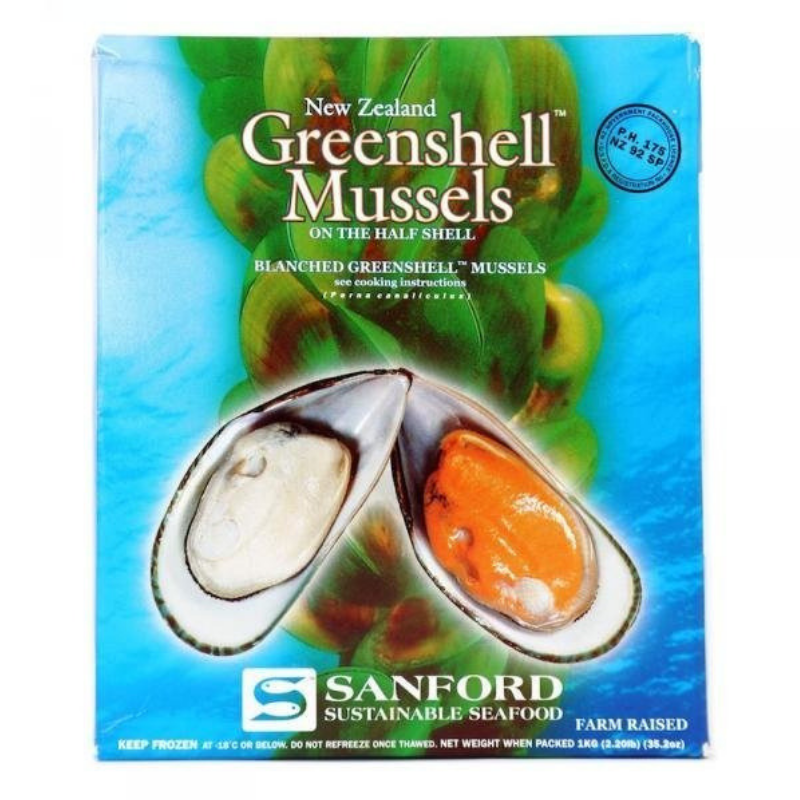 Organic Greenlip Mussels