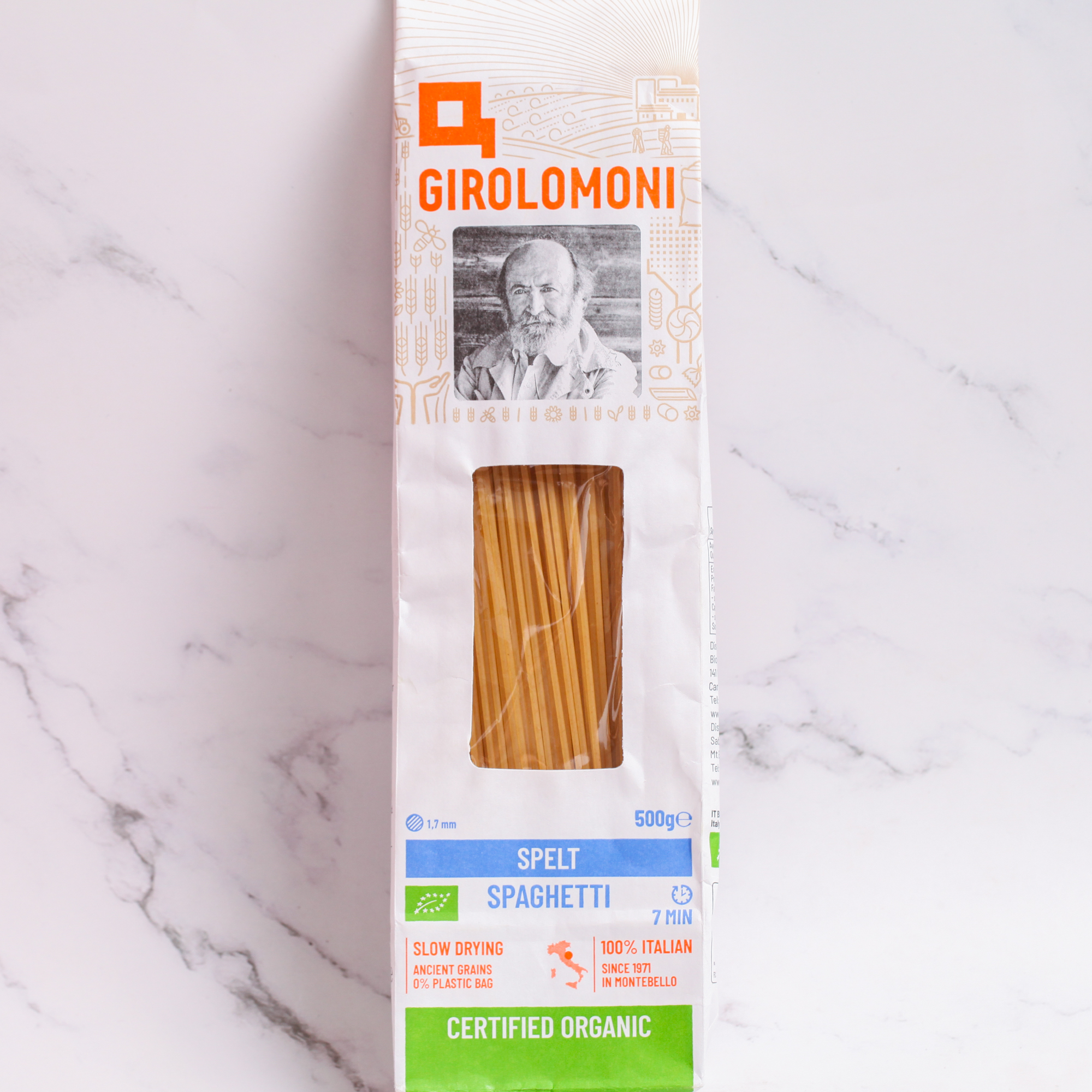 Organic Spaghetti, Spelt - Girolomoni