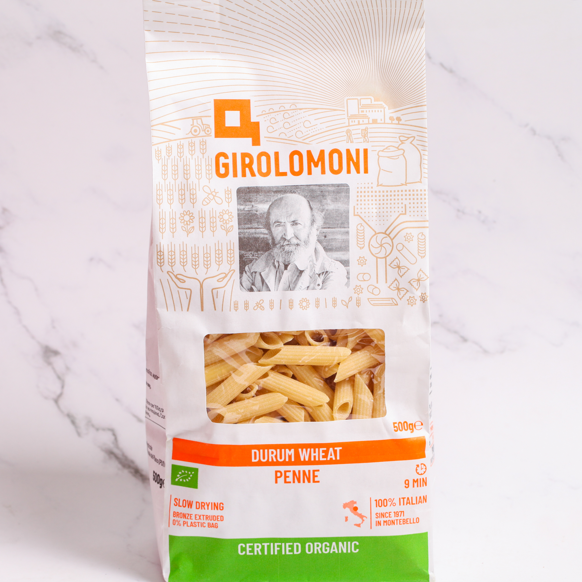 Organic Penne, Durum Wheat Semolina - Girolomoni