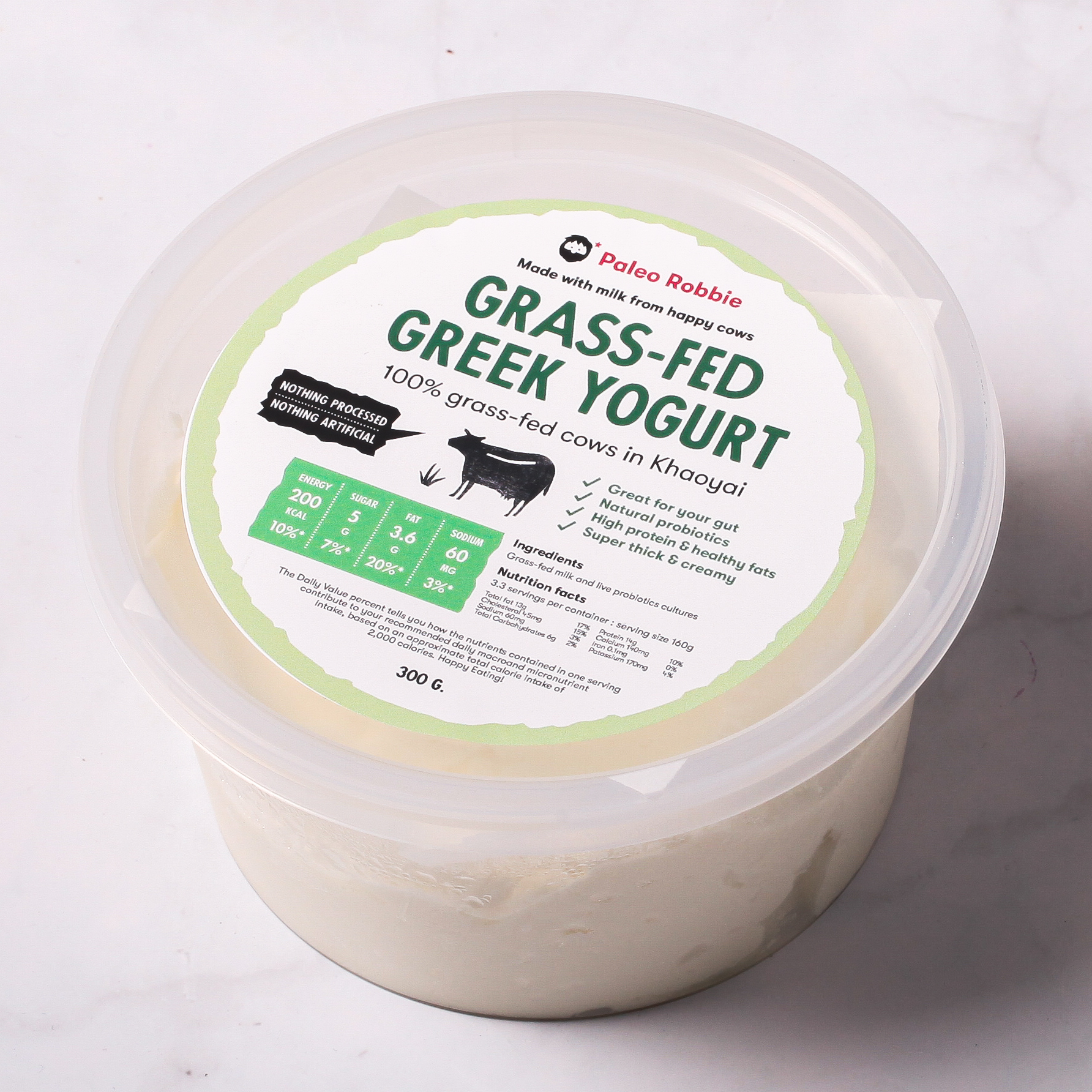 Grassfed Greek Yogurt 300g