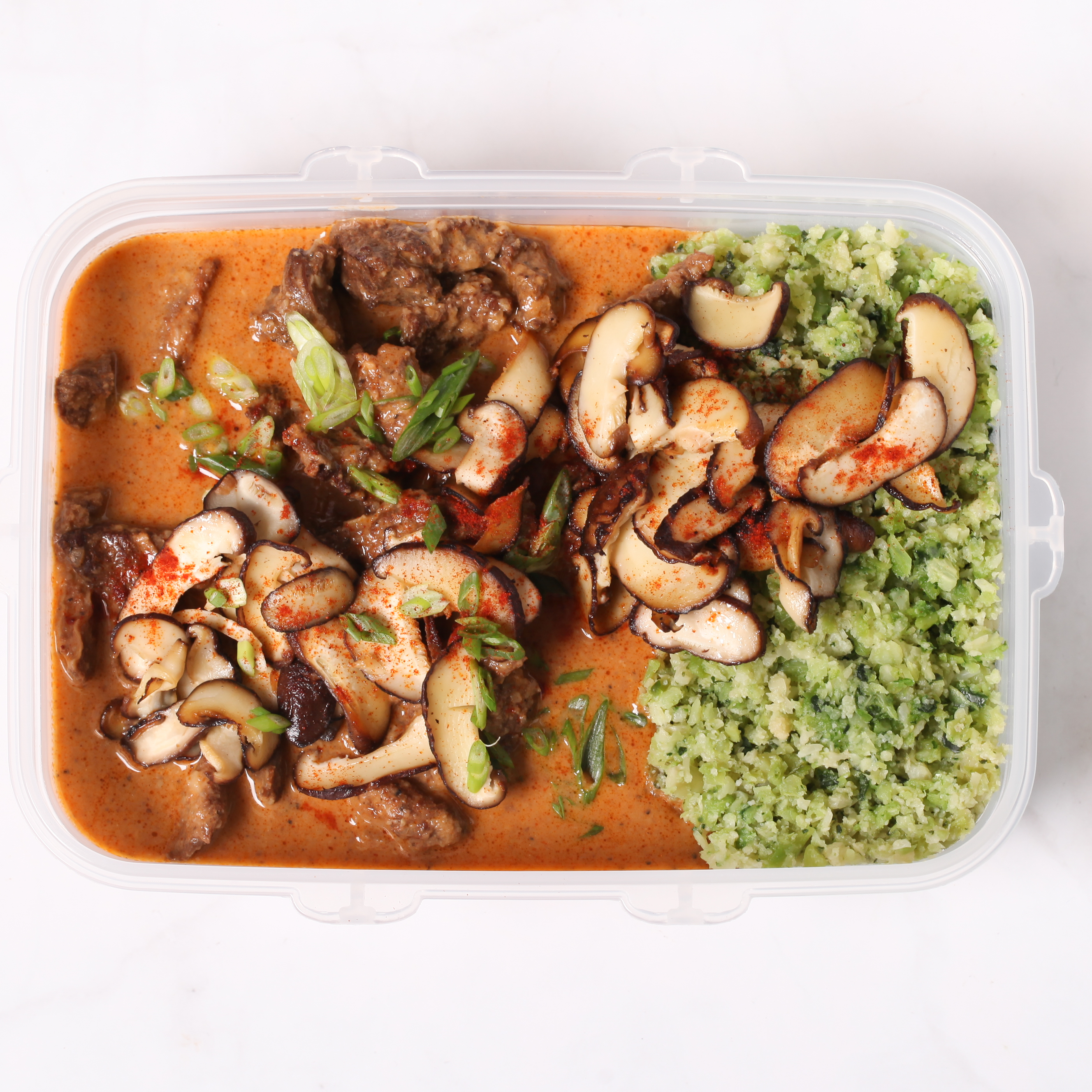 Beef Stroganoff w/ cauliflower & broccoli rice Ready Meal