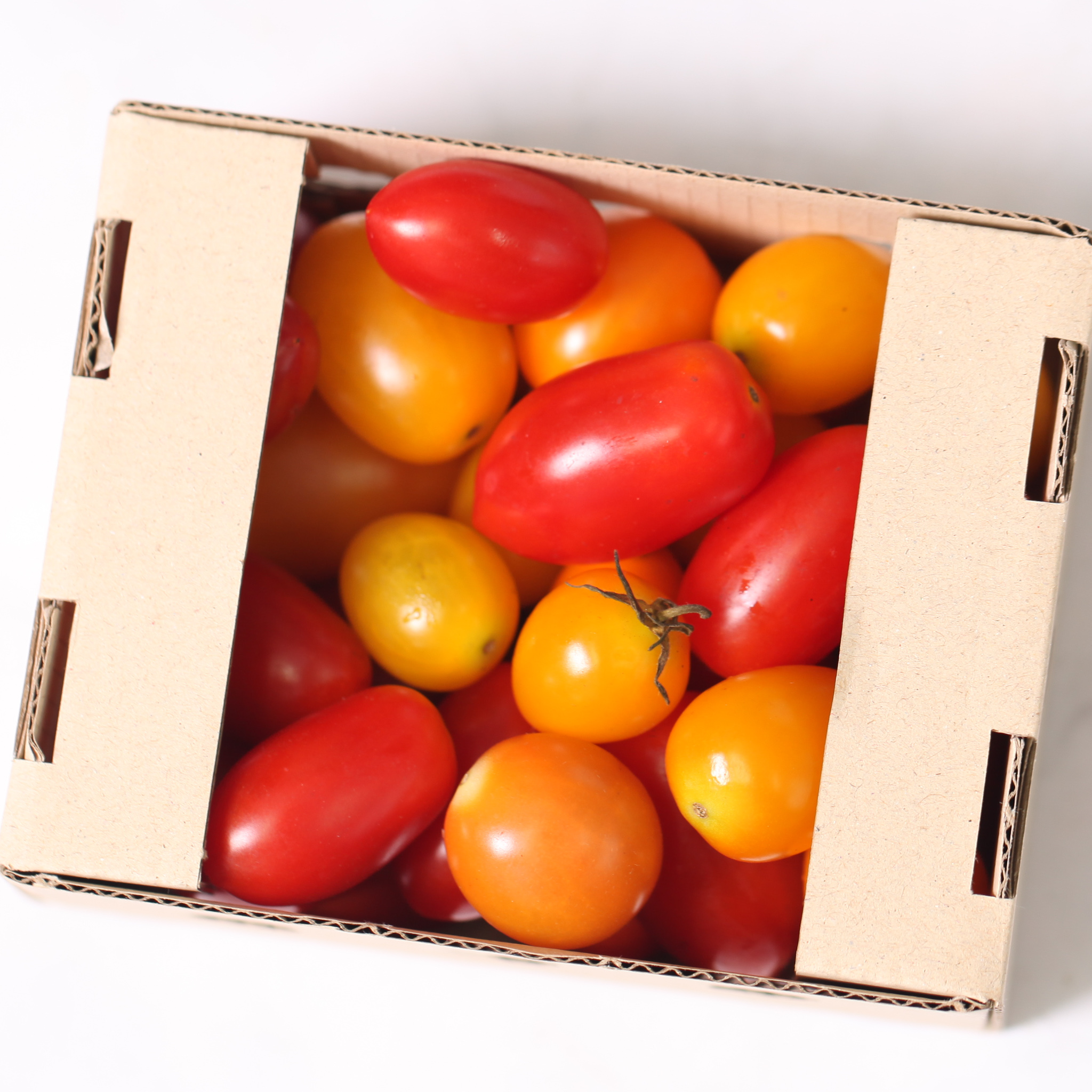 Organic red heirloom tomatoes