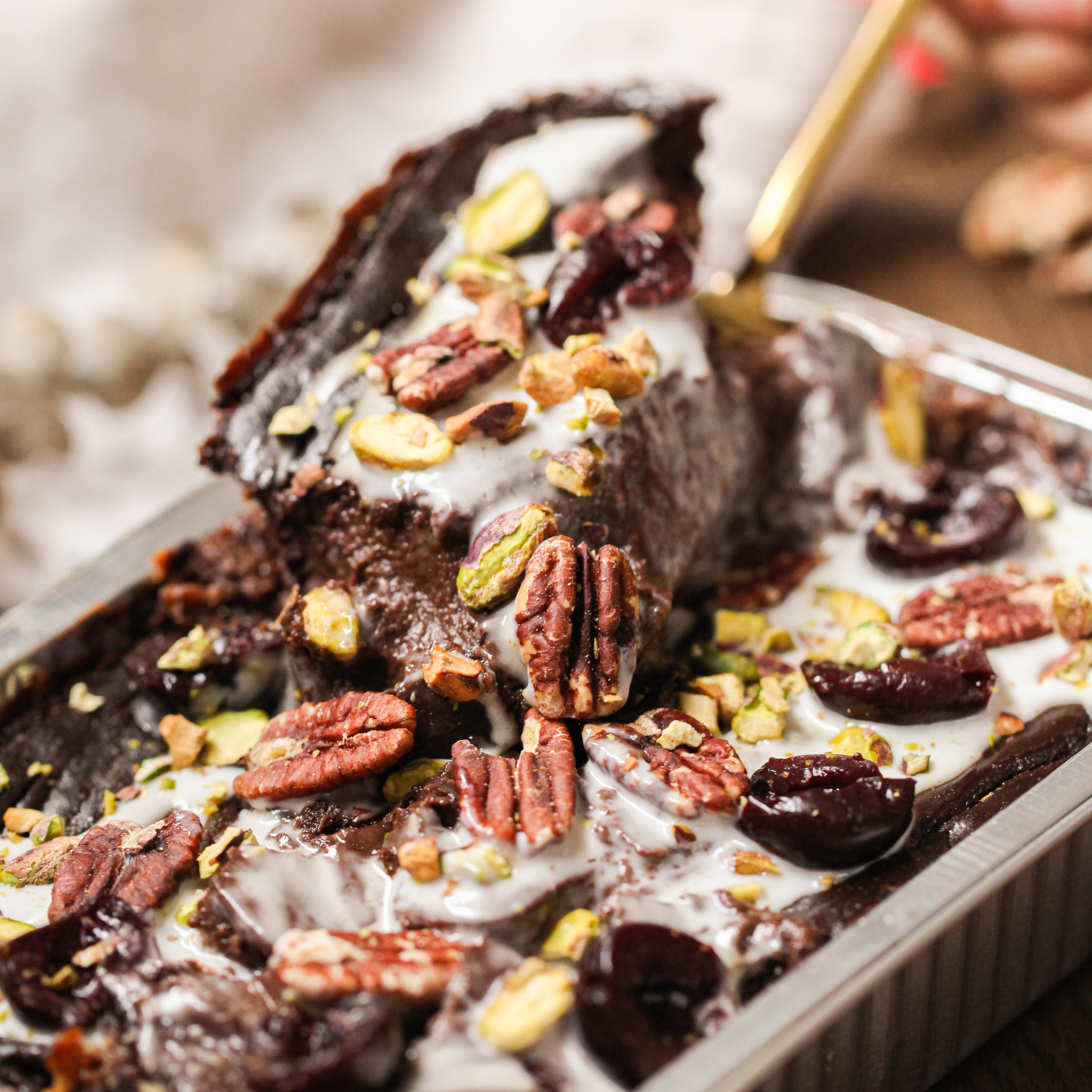 Dark Chocolate Mousse Pie