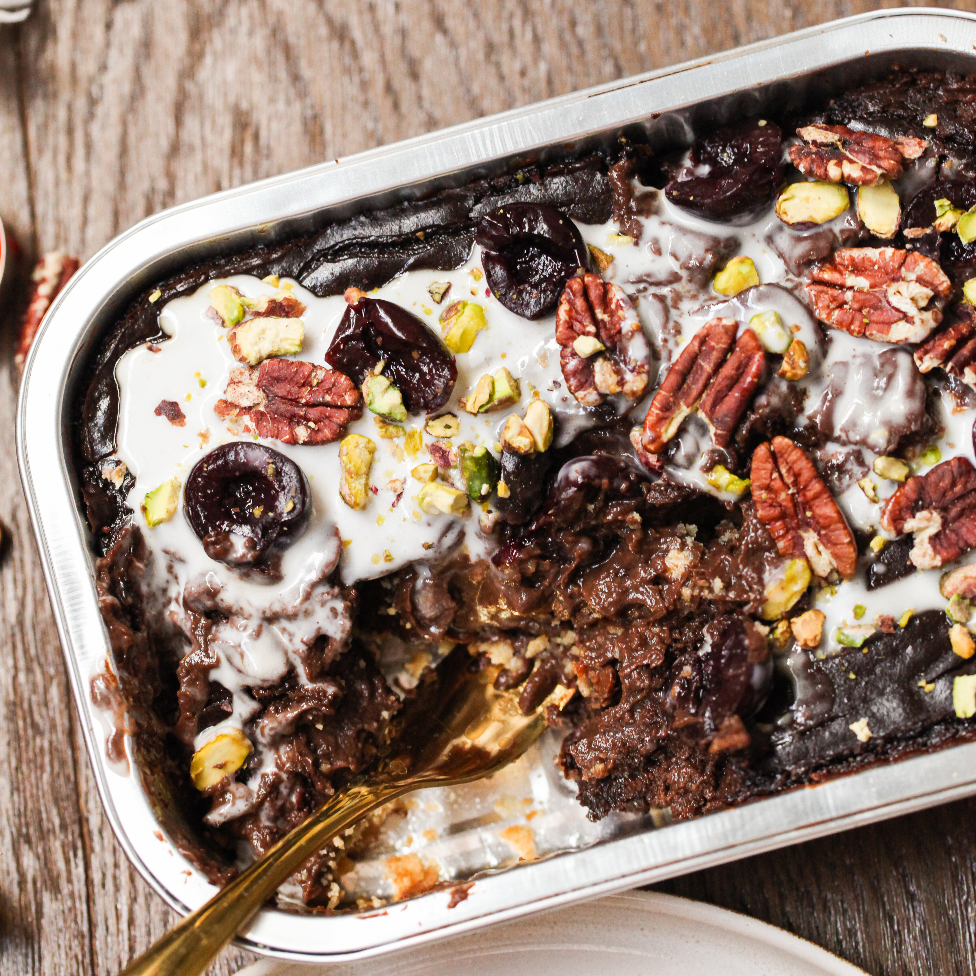 Dark Chocolate Mousse Pie