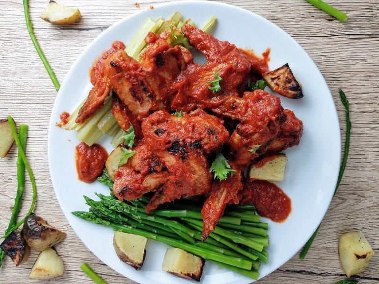 Paleo Buffalo Wings Ready Meal