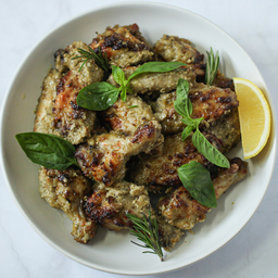 Herb, Lemon & Garlic Chicken Wings