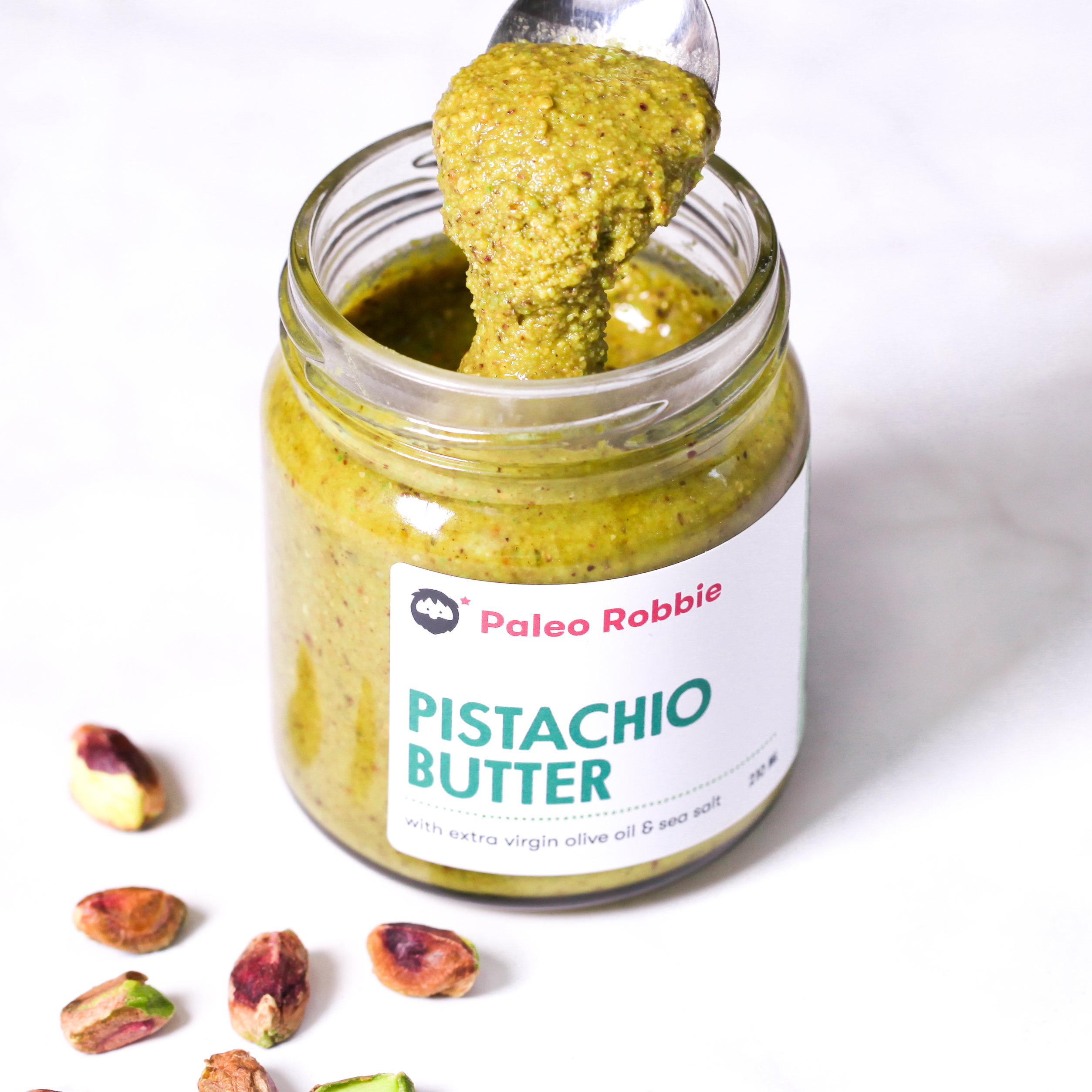 Pistachio Butter with extra virgin olive oil & sea salt