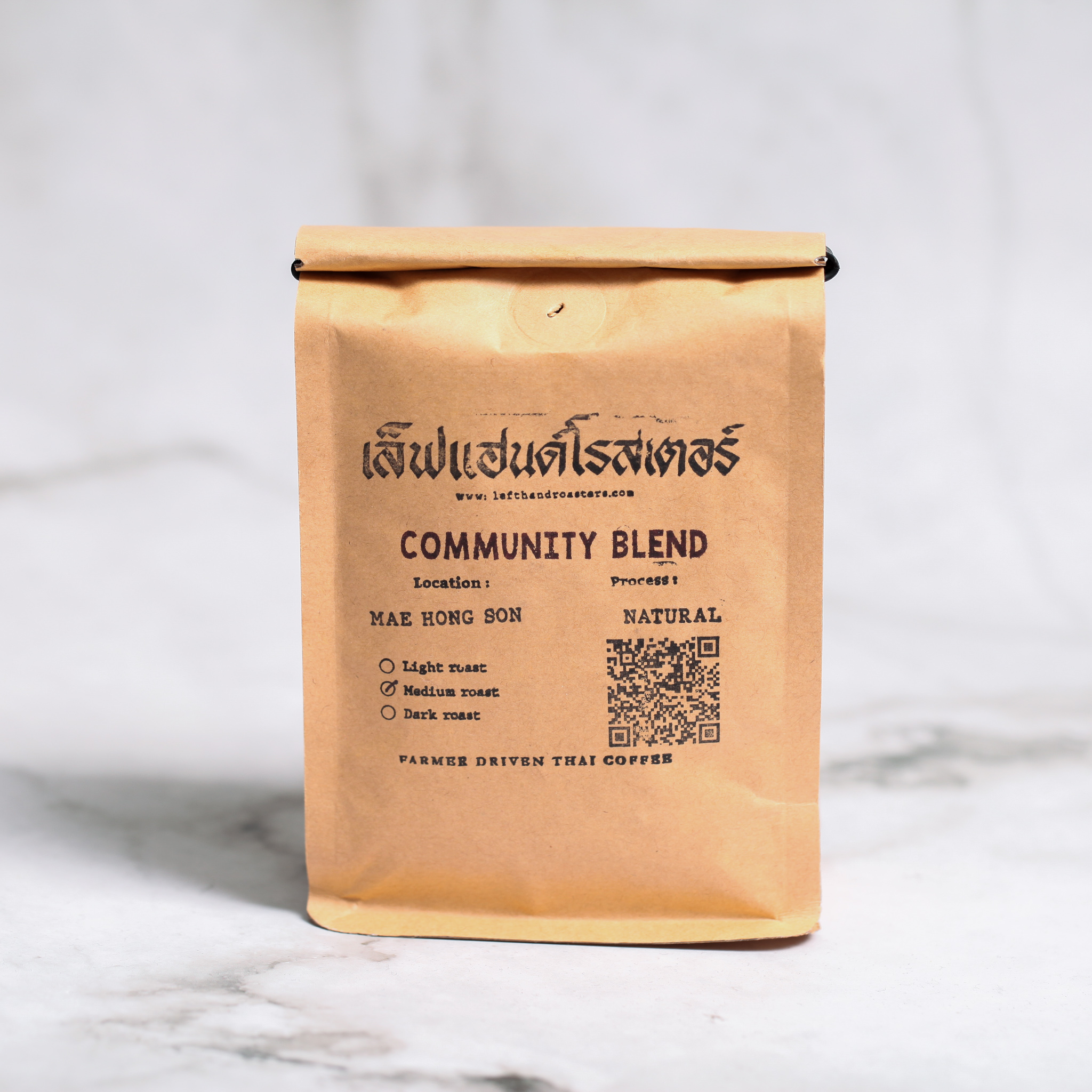 Community Blend (Espresso), Medium Roast Beans by Left Hand Roasters