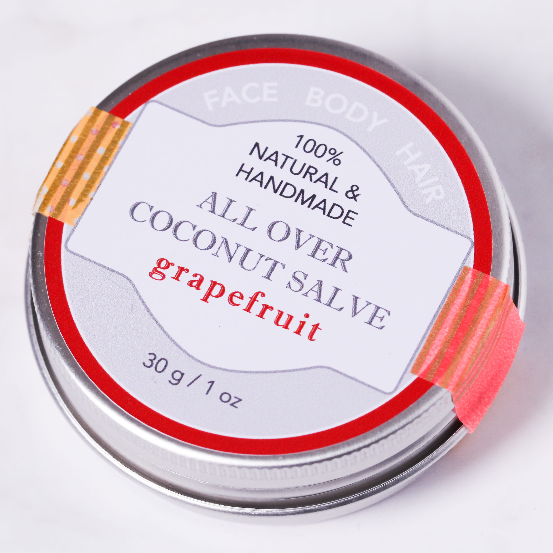 All-Over Coconut Salve with Grapefruit Essential Oil