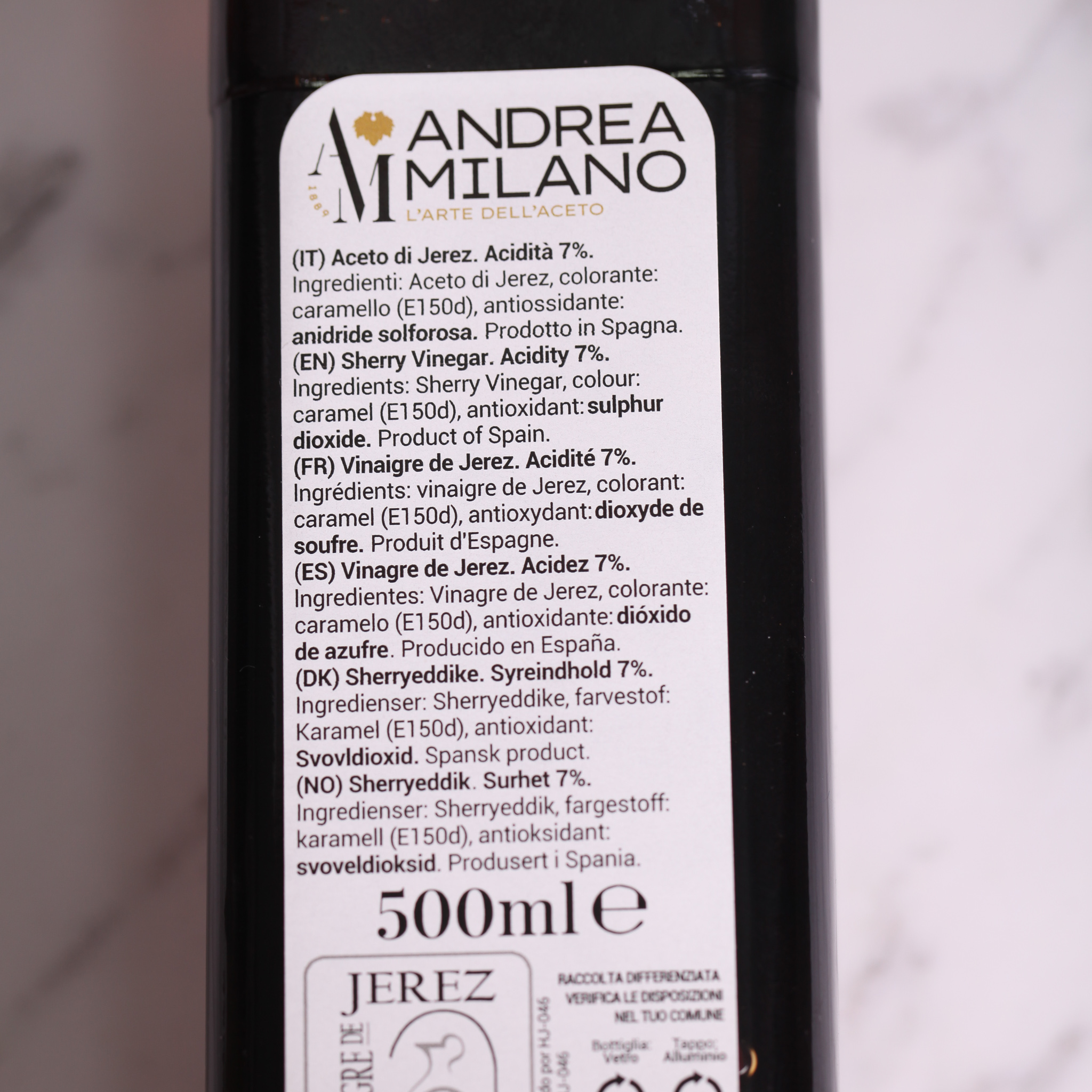 Andrea Milano  - Sherry Vinegar PDO