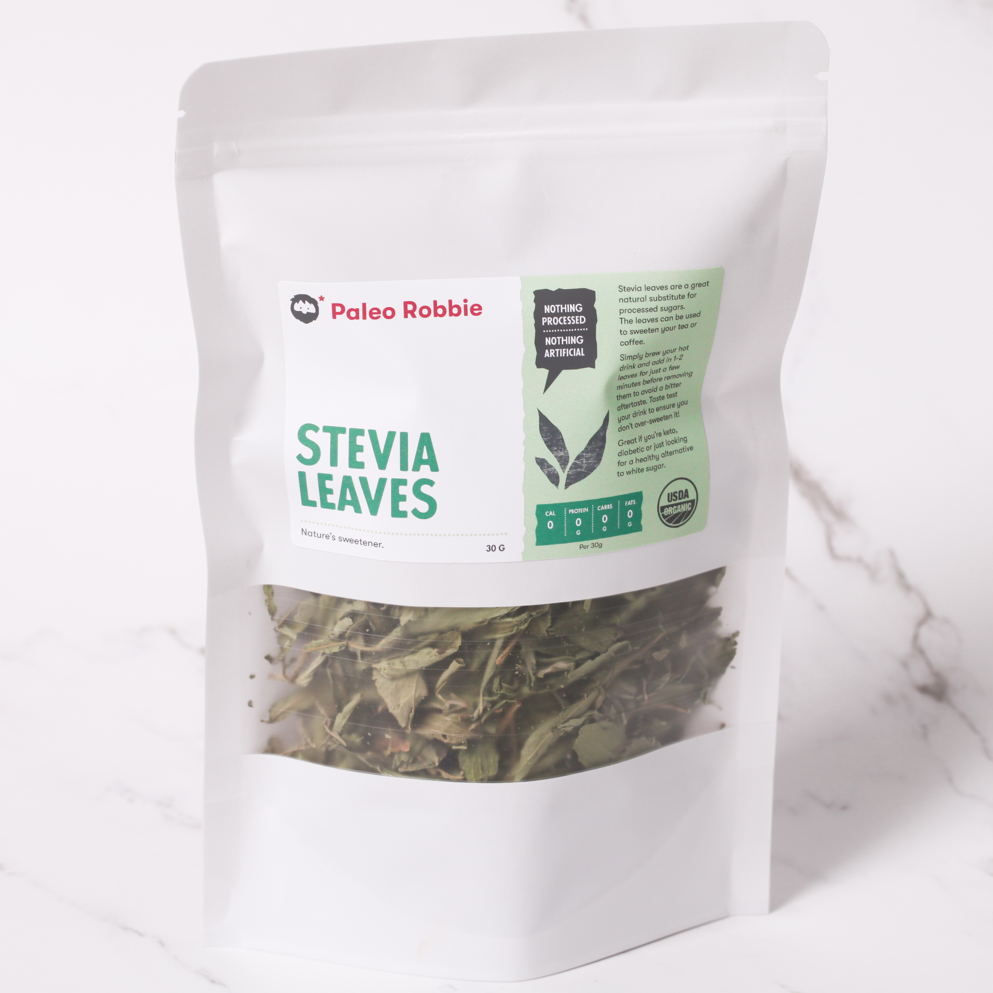 Organic Dry Stevia Leaves