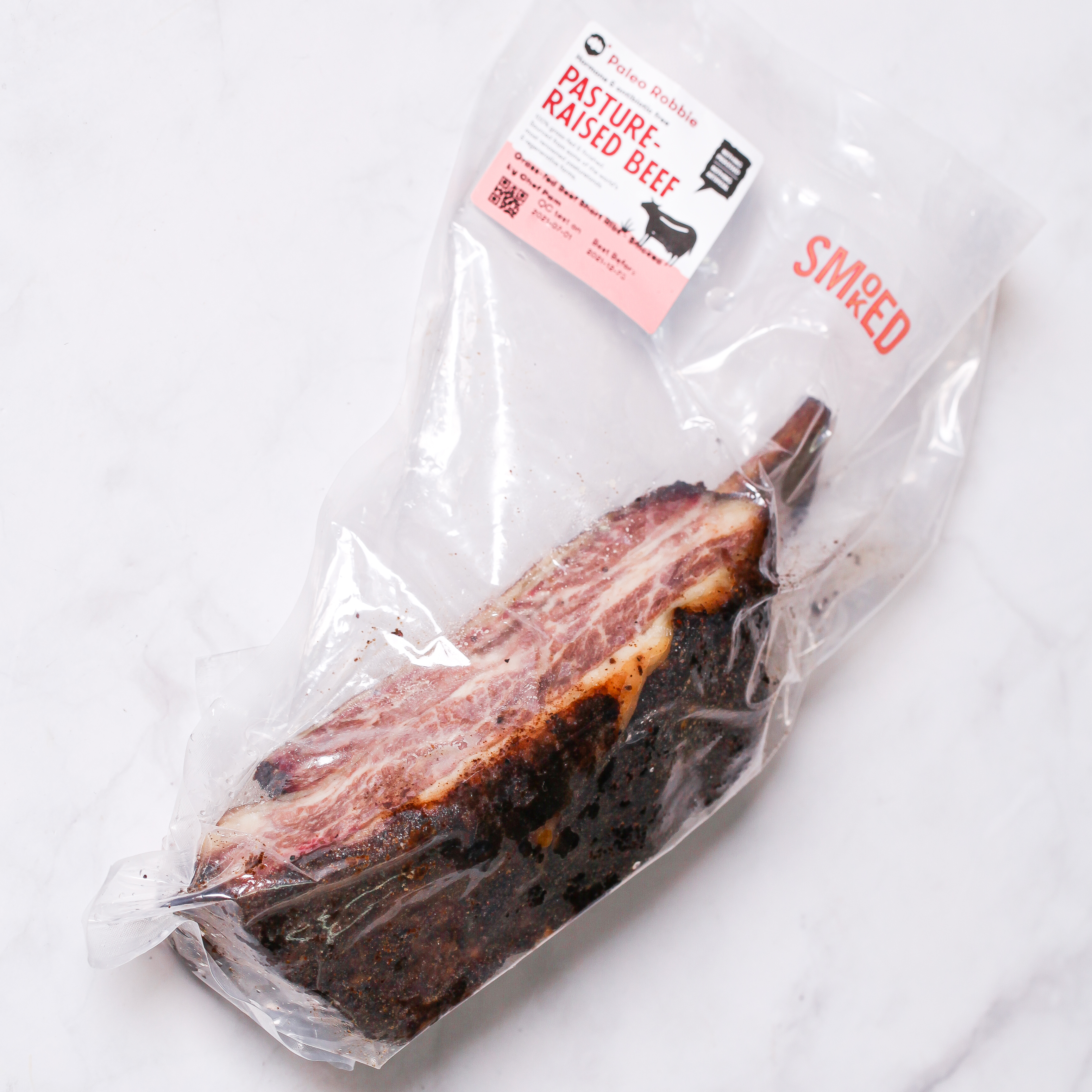 Grass-fed Beef Short Ribs - Smoked by Chef Pam