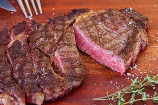 Grass-fed ribeye steak
