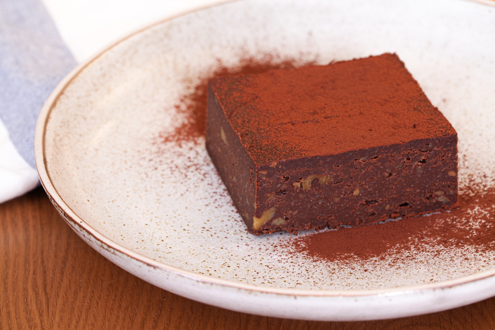 Dark chocolate brownie