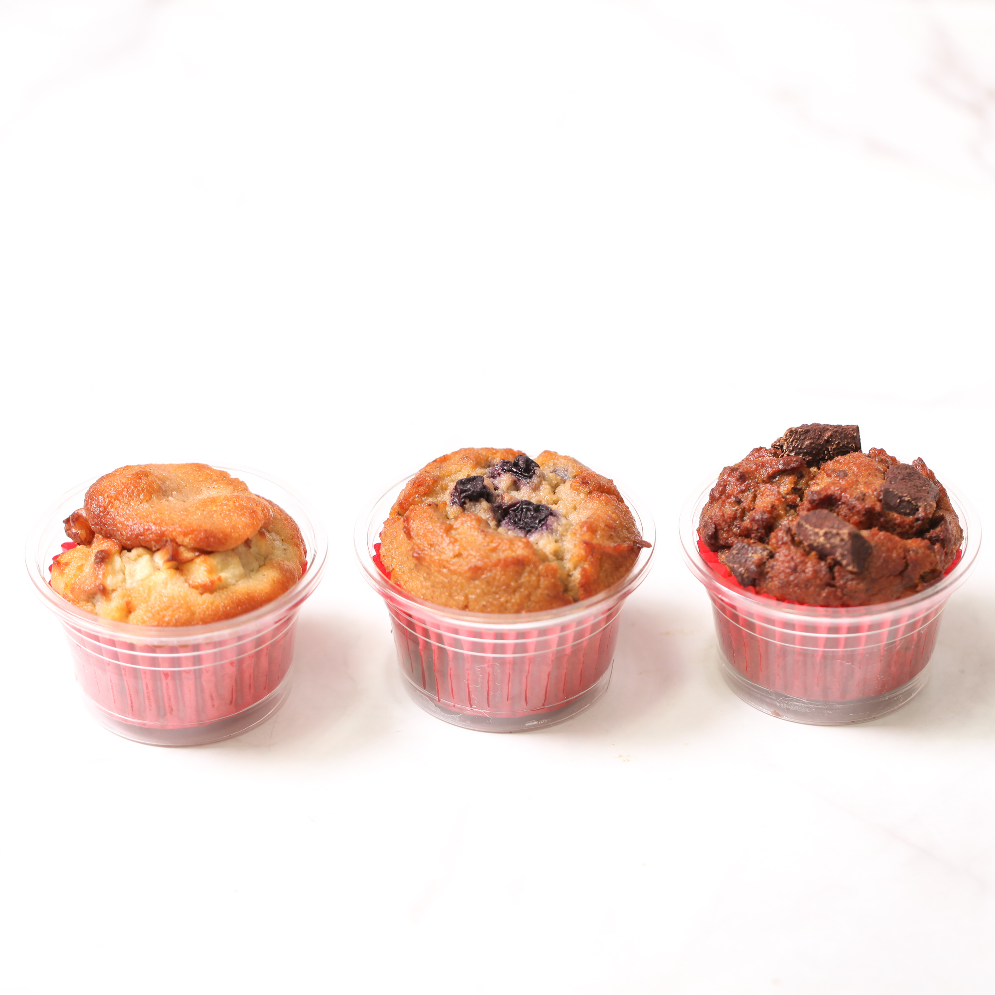 Gluten-free muffins: Sampler 3-pack