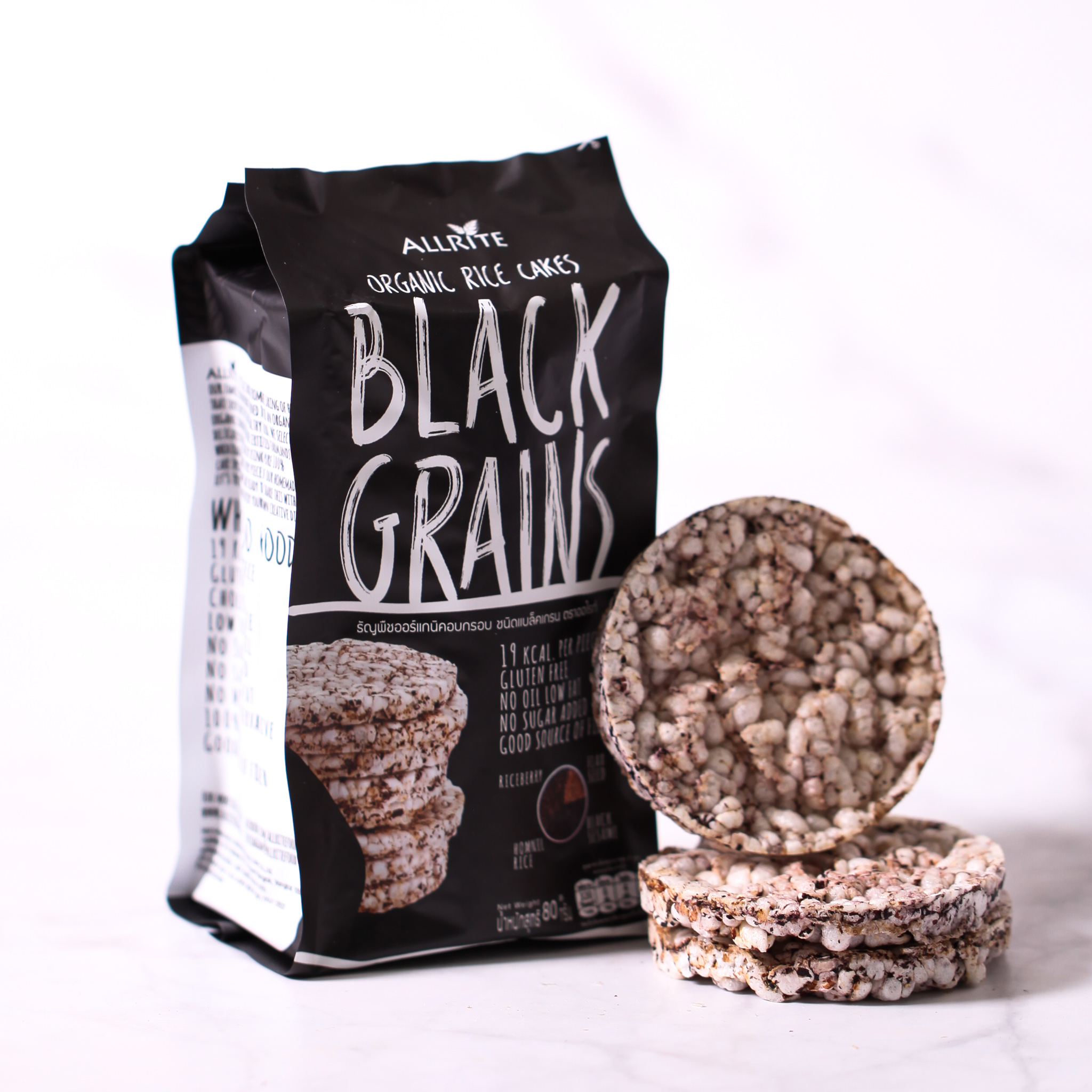 ALLRITE Organic Rice Cakes Black Grains