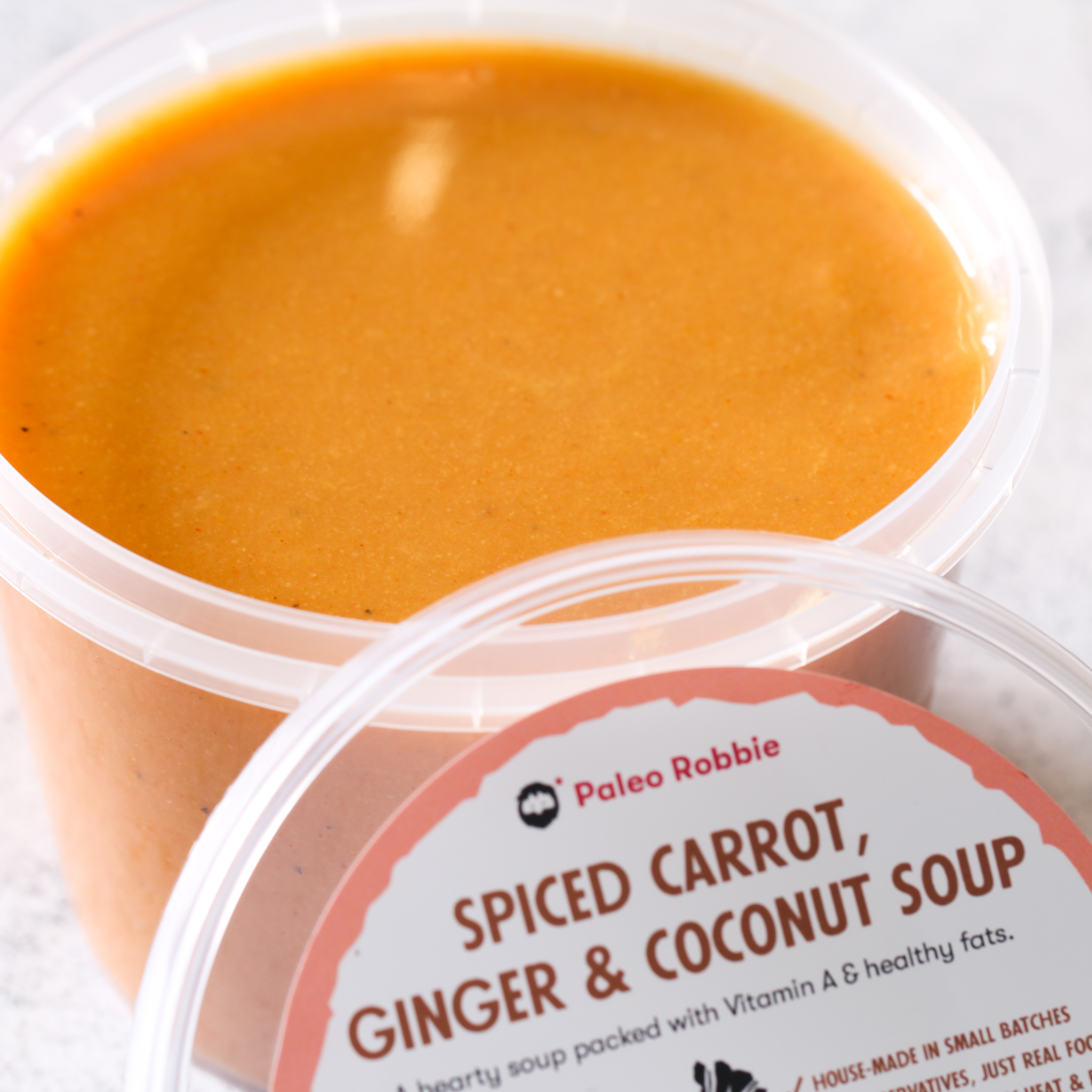 Spiced Carrot, Ginger & Coconut Soup (large) 500ml