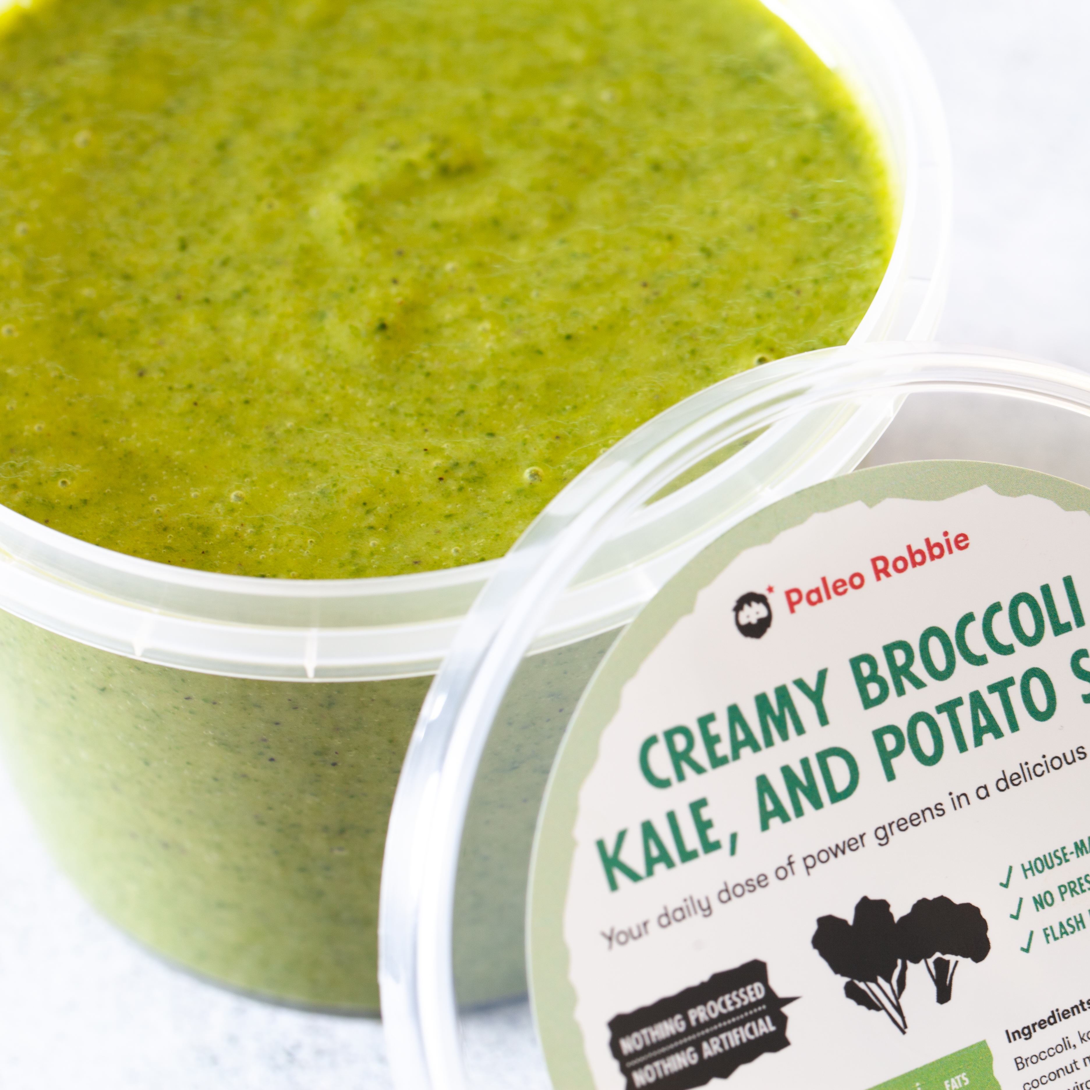 Creamy Broccoli, Kale & Potato Soup (large) 500ml