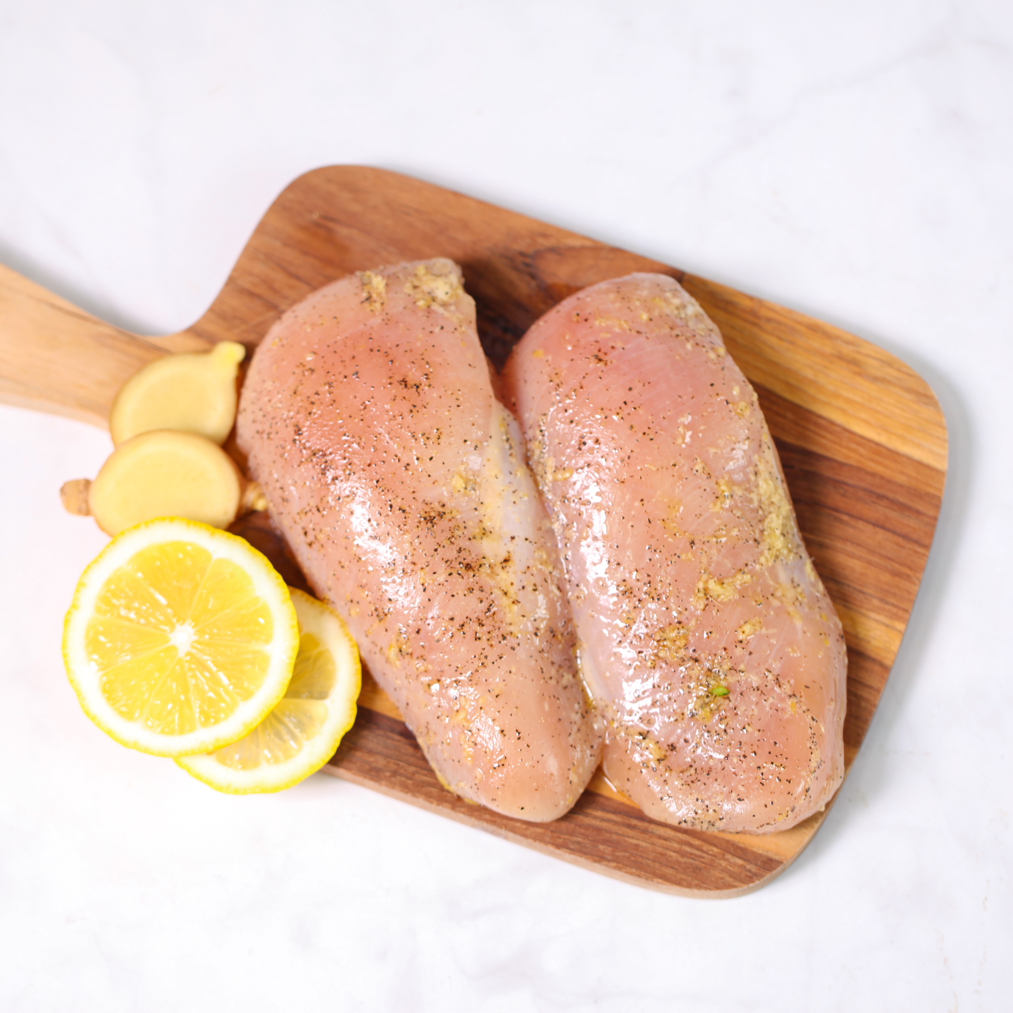 Marinated Pasture-fed Chicken Breast Lemon Ginger