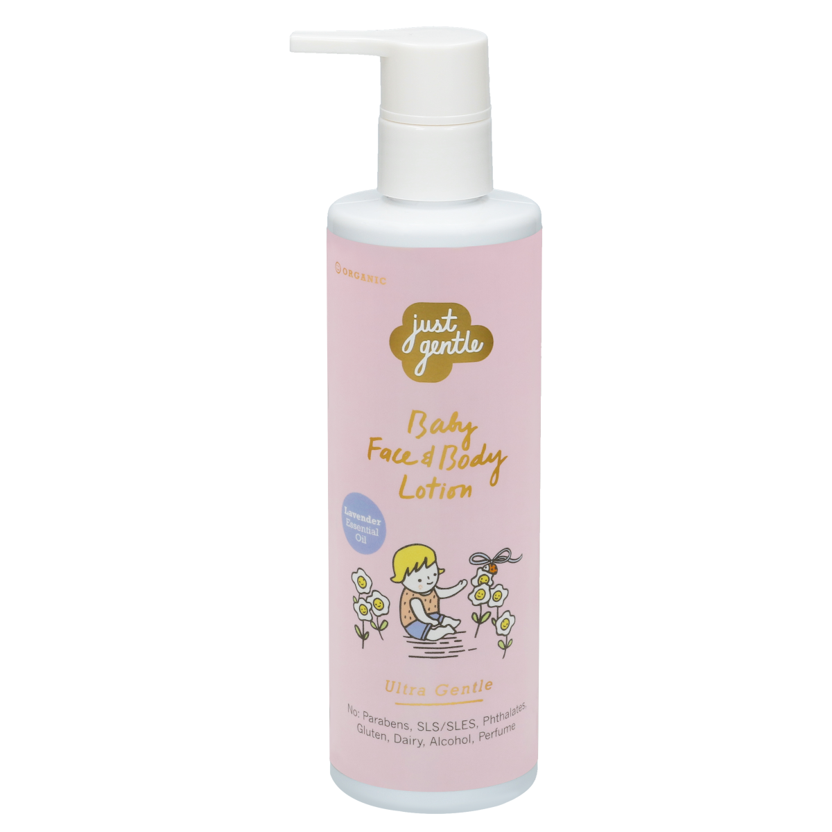Just Gentle - Baby Face & Body Lotion - Lavender Scent