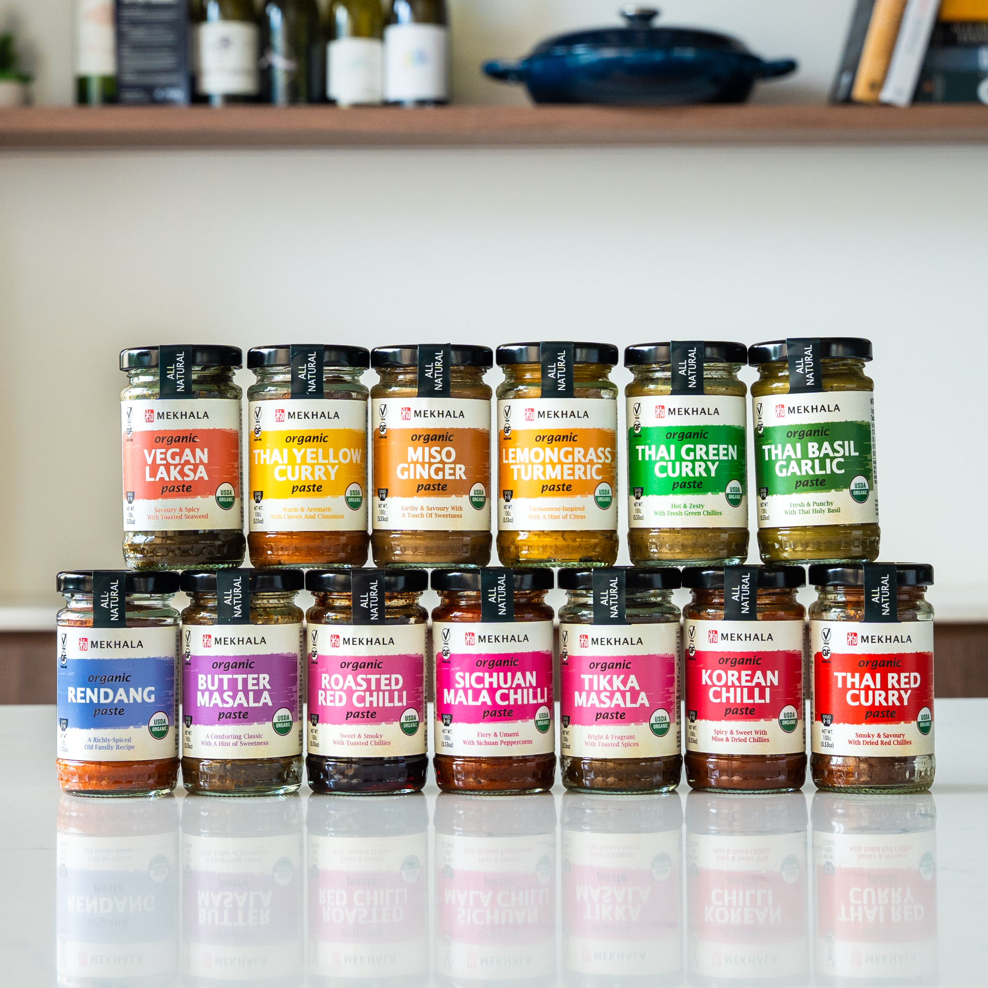 Organic Basil Garlic Paste - Mekhala