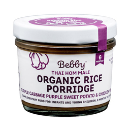 Bebby: Organic Rice Porridge - Chicken Breast, Purple Potato, Purple Cabbage
