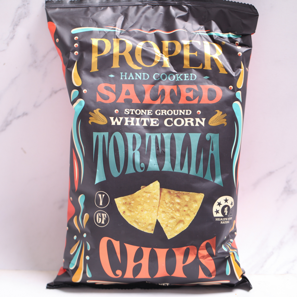 Salted tortilla chips - Proper Crisps