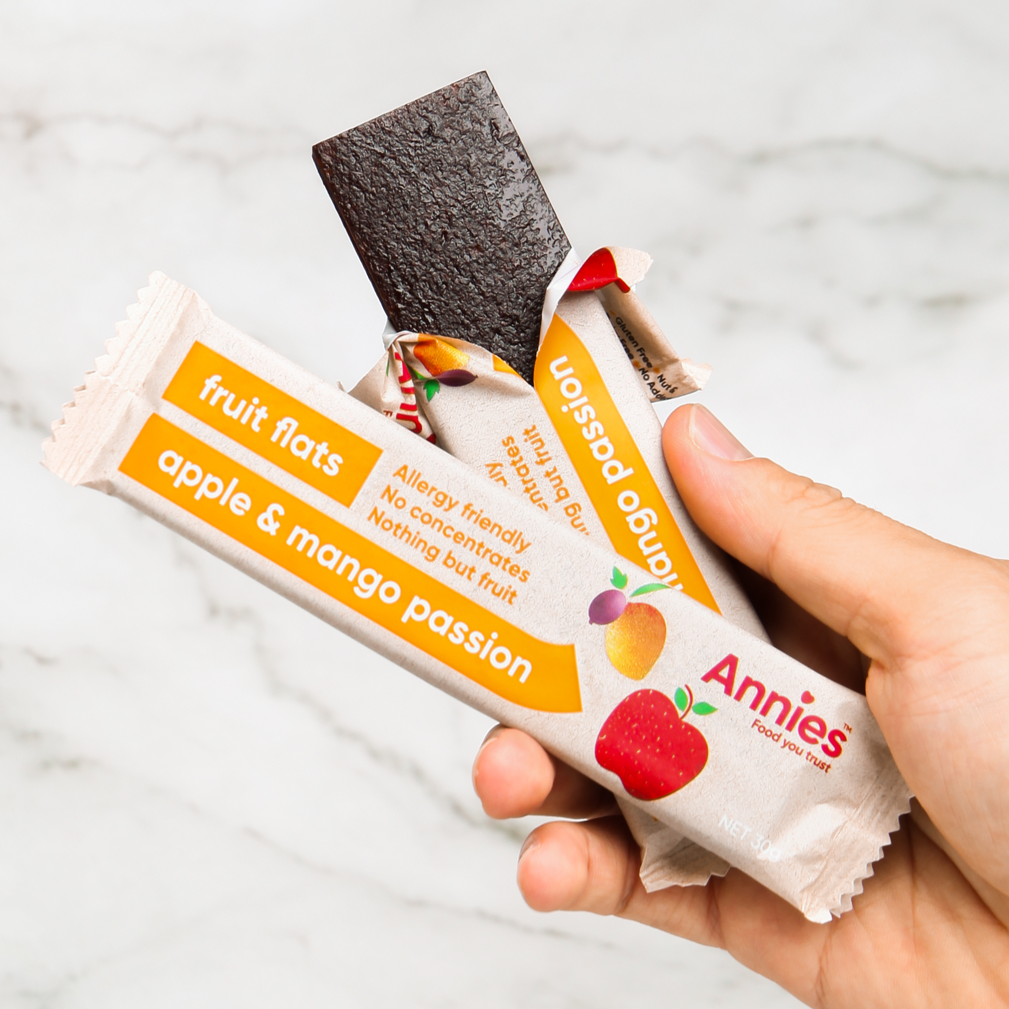 Apple & Mango Passion 100% Fruit Flats 30g - Annies