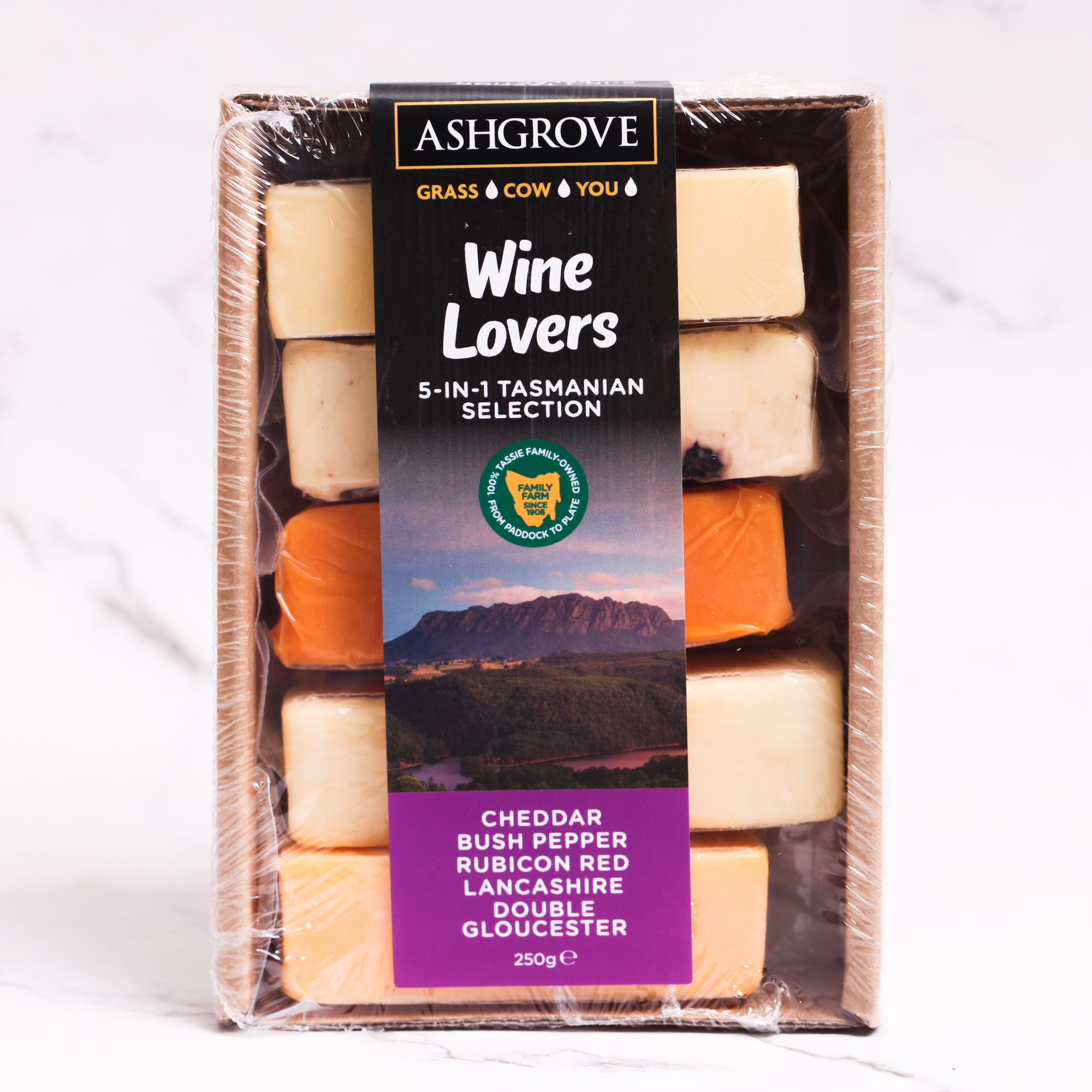 Ashgrove Tasmanian Farm Cheese Wine Lovers Cheese Selection