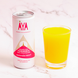 AYA Sparkling Turmeric Blend Passion Fruit x 12