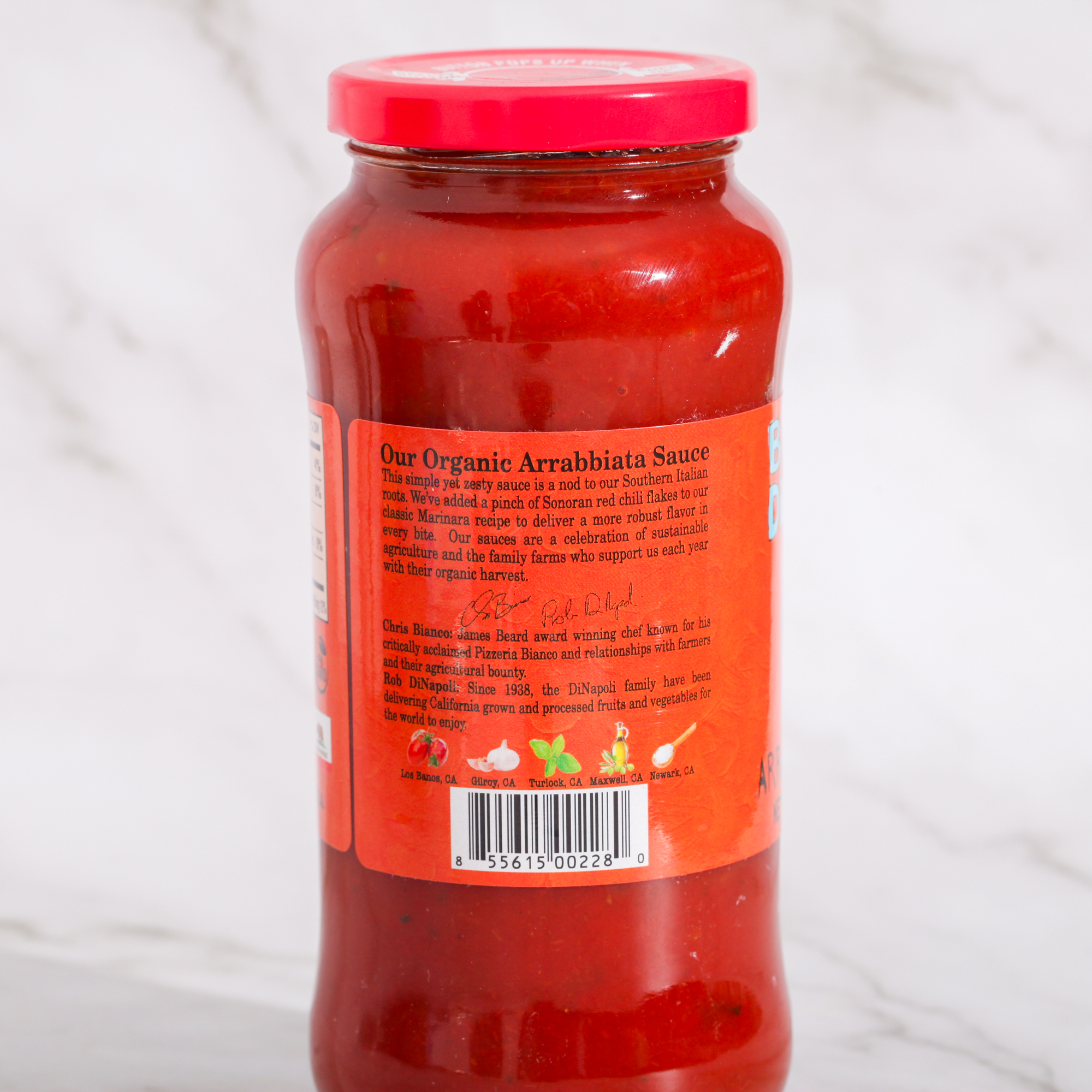 Organic Arrabiata Sauce - Bianco Dinapoli