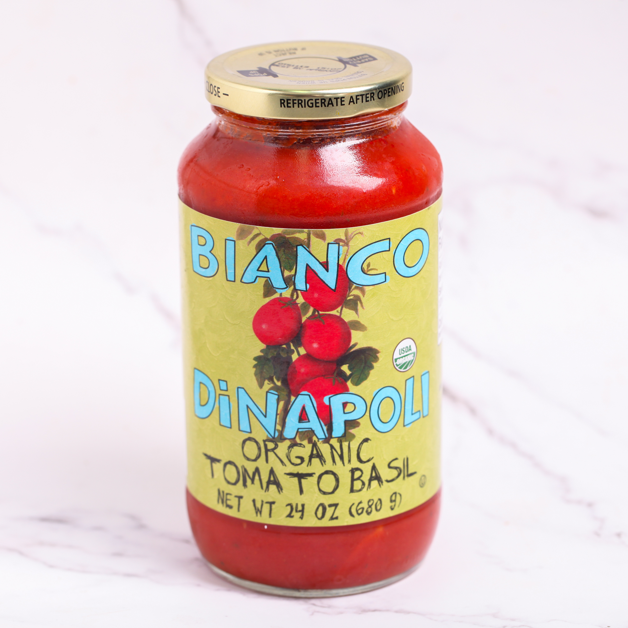 Organic Tomato Basil Sauce - Bianco Dinapoli