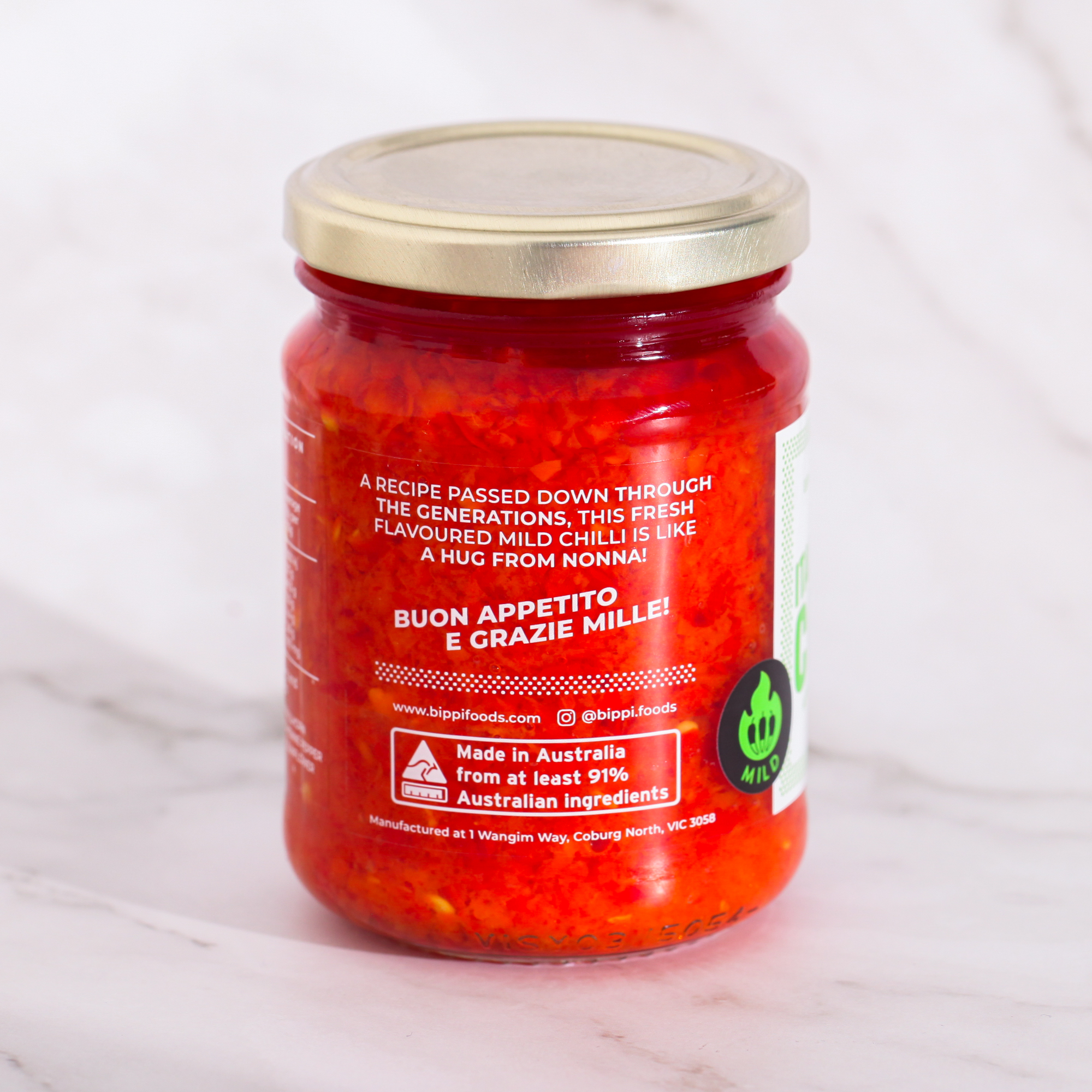 Italian Style Chilli, MILD - Bippi