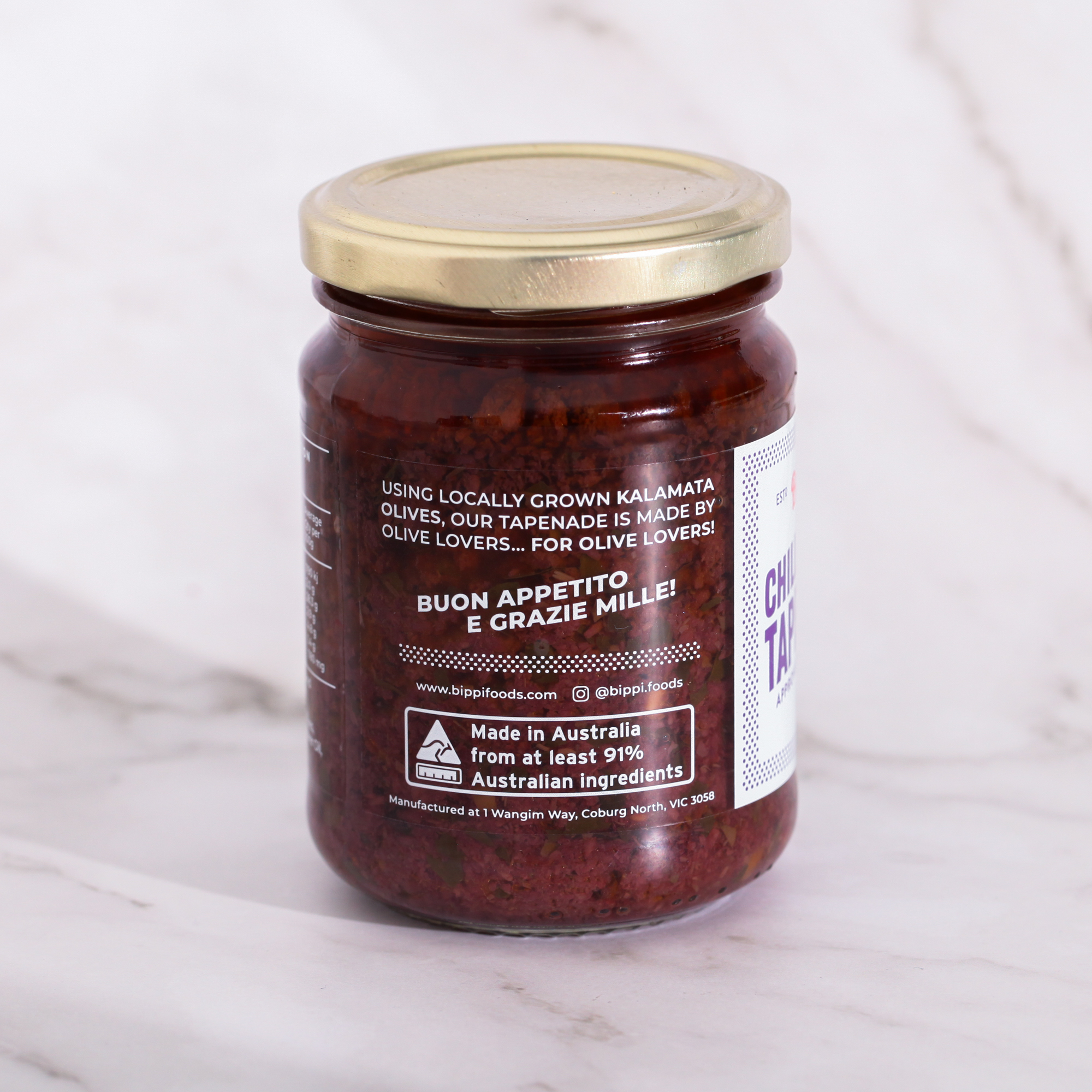 Chili Olive Tapenade - Bippi