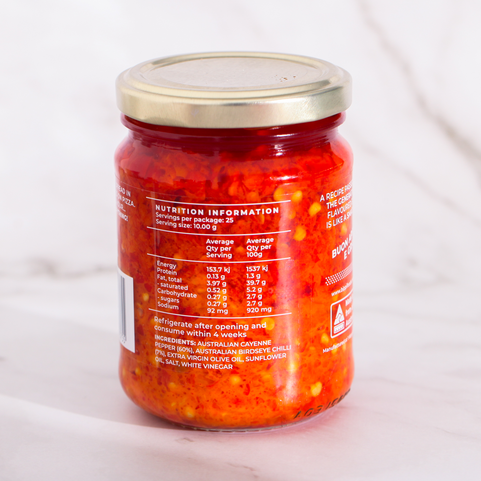 Italian Style Chilli, EXTRA HOT - Bippi