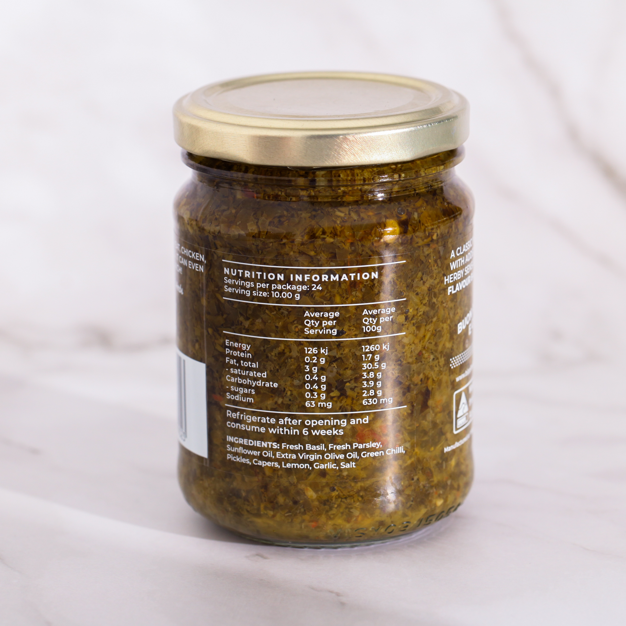 Italian Style Salsa Verde - Bippi