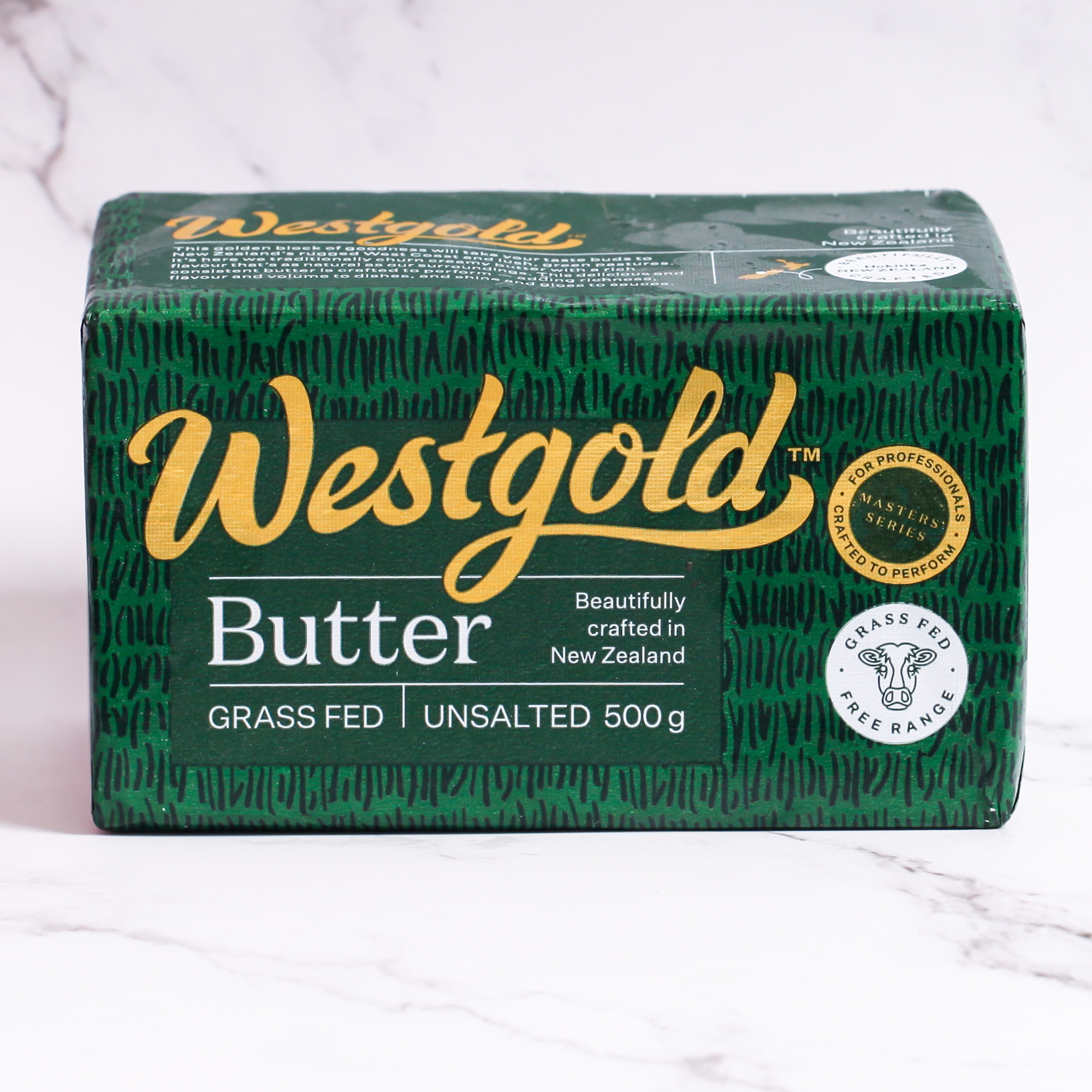 Grass-fed unsalted butter by Westgold