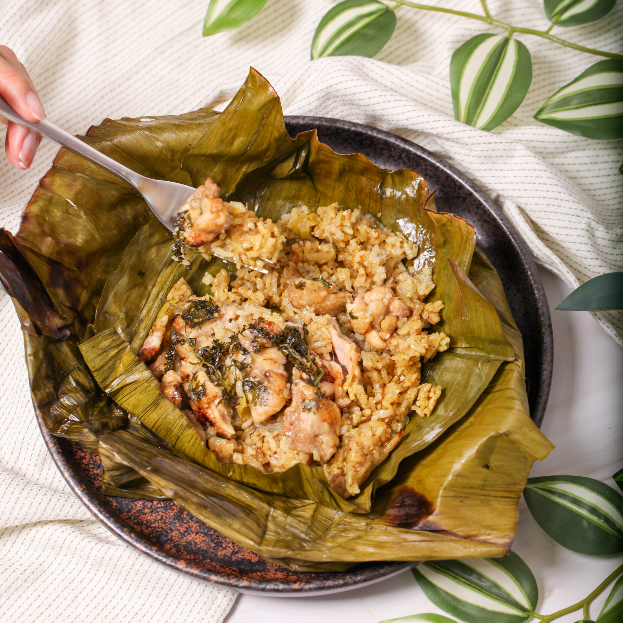 Chef Van: Chicken Biryani in Banana Leaf