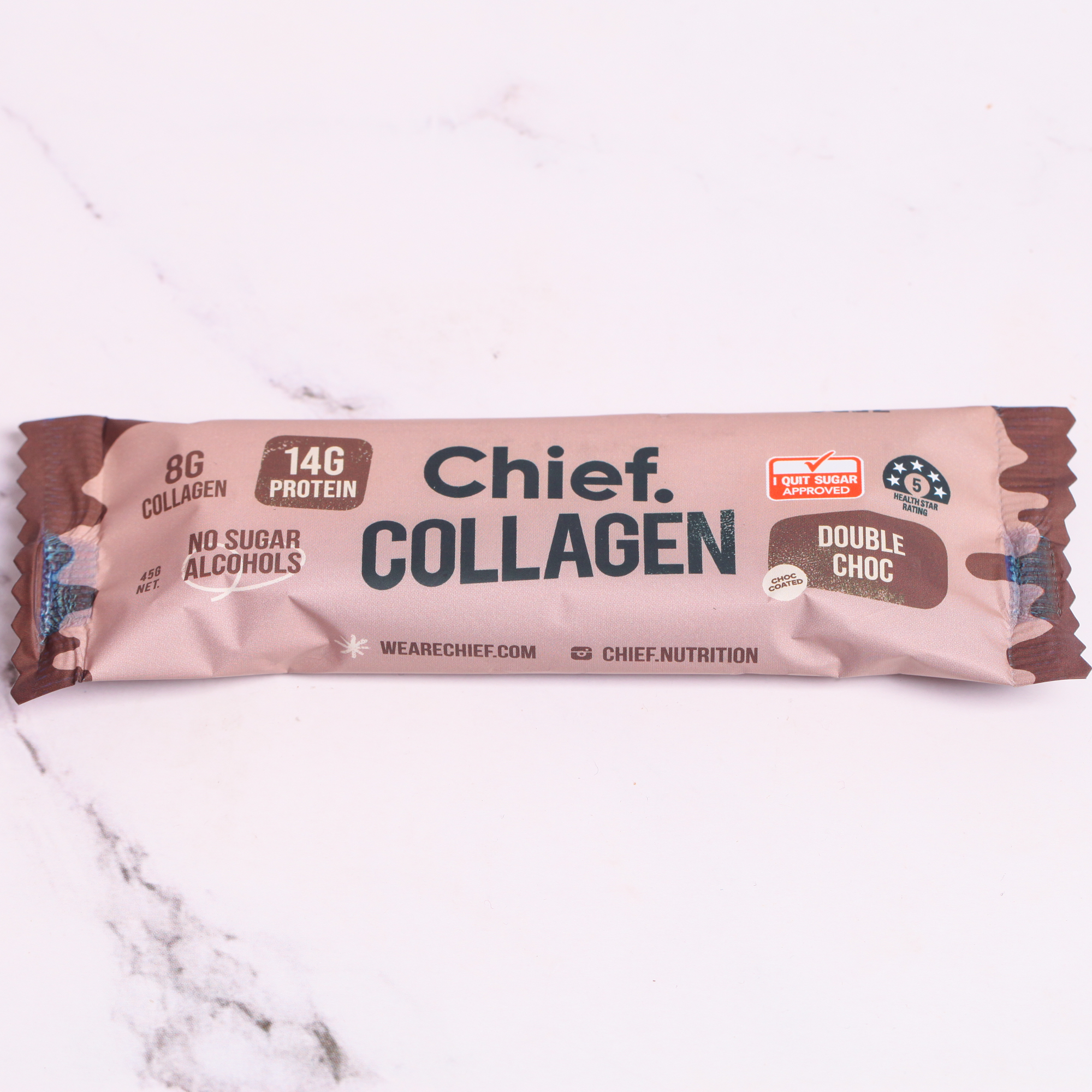 Double Choc Collagen Protein Bar - Chief