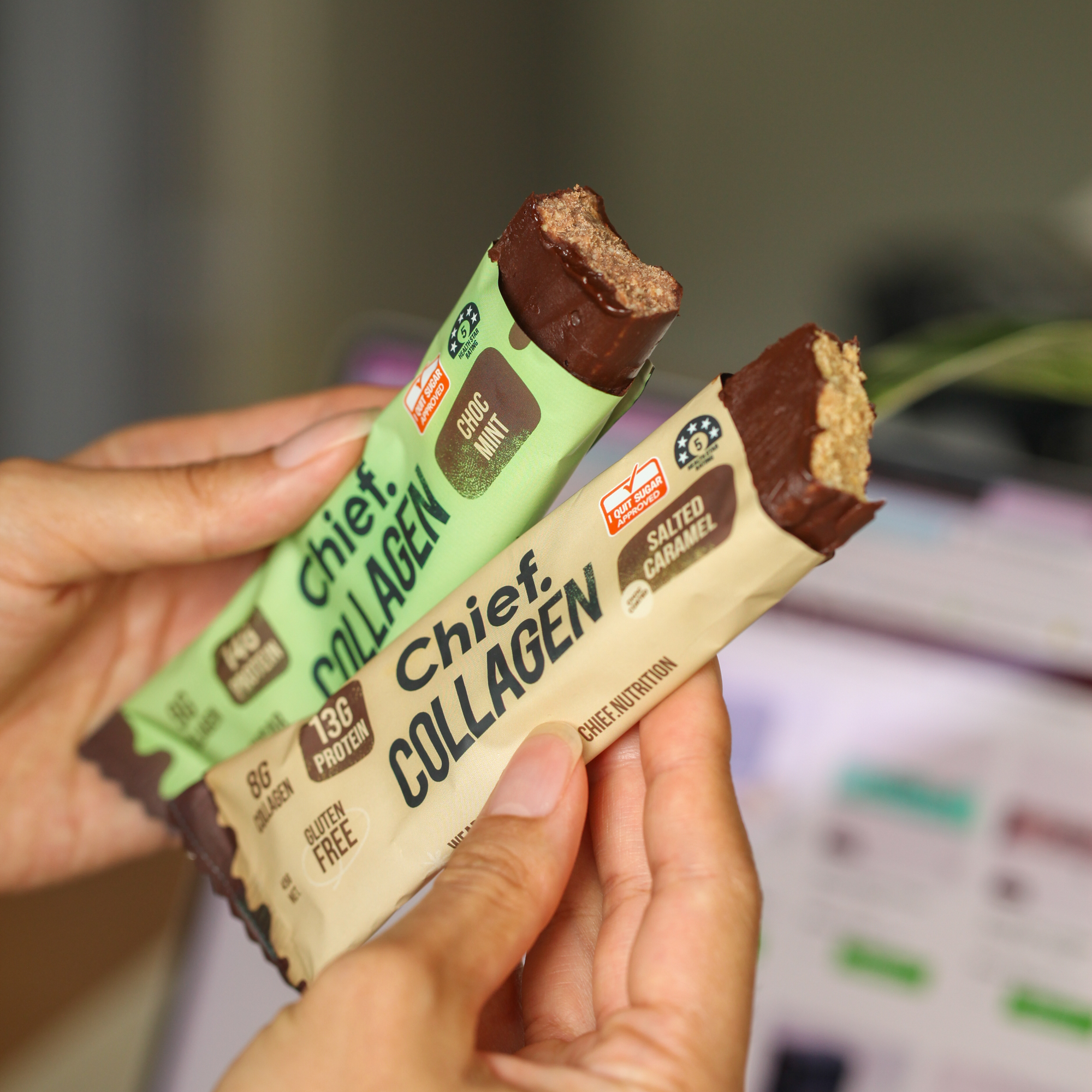 Choc Mint Collagen Protein Bar - Chief