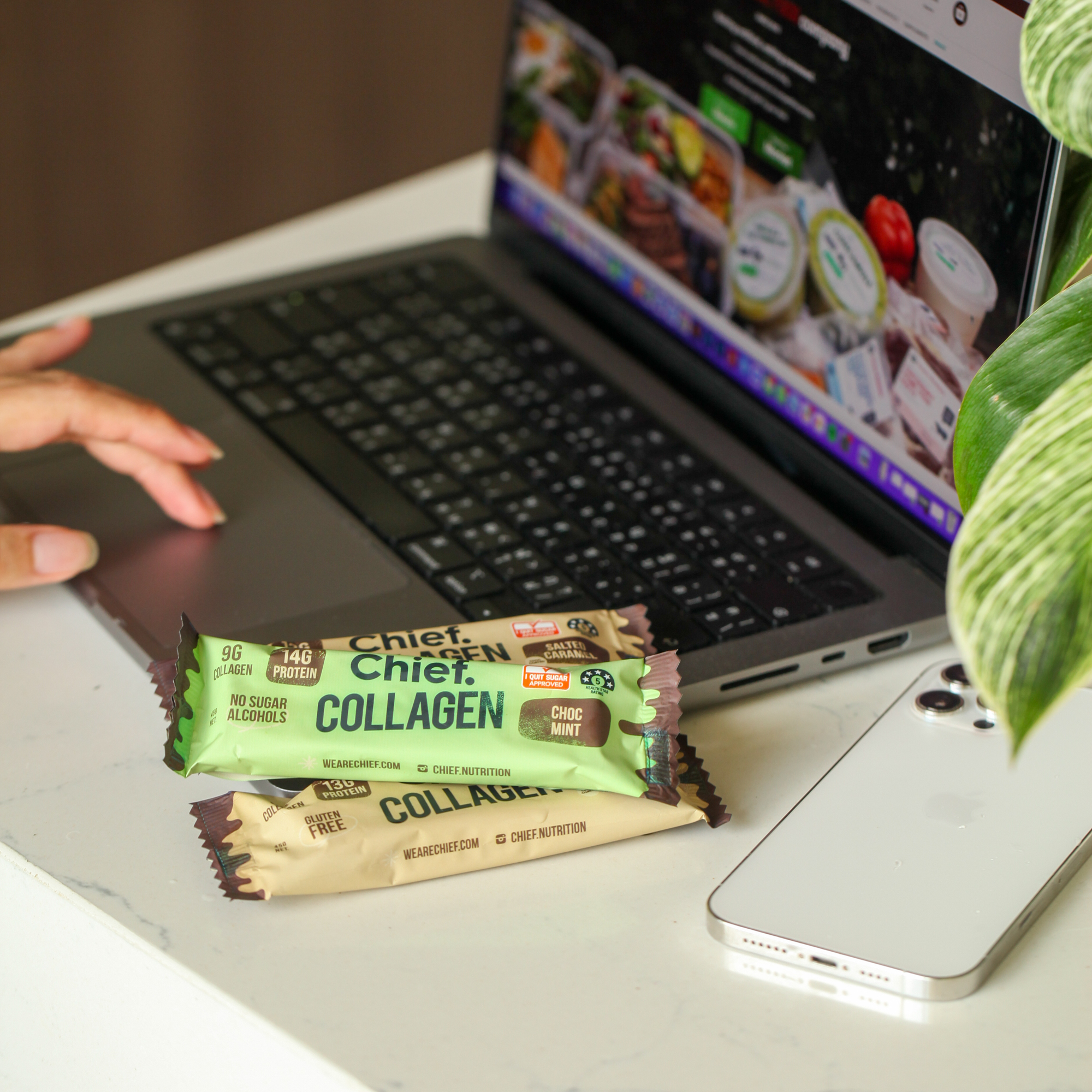 Choc Mint Collagen Protein Bar - Chief