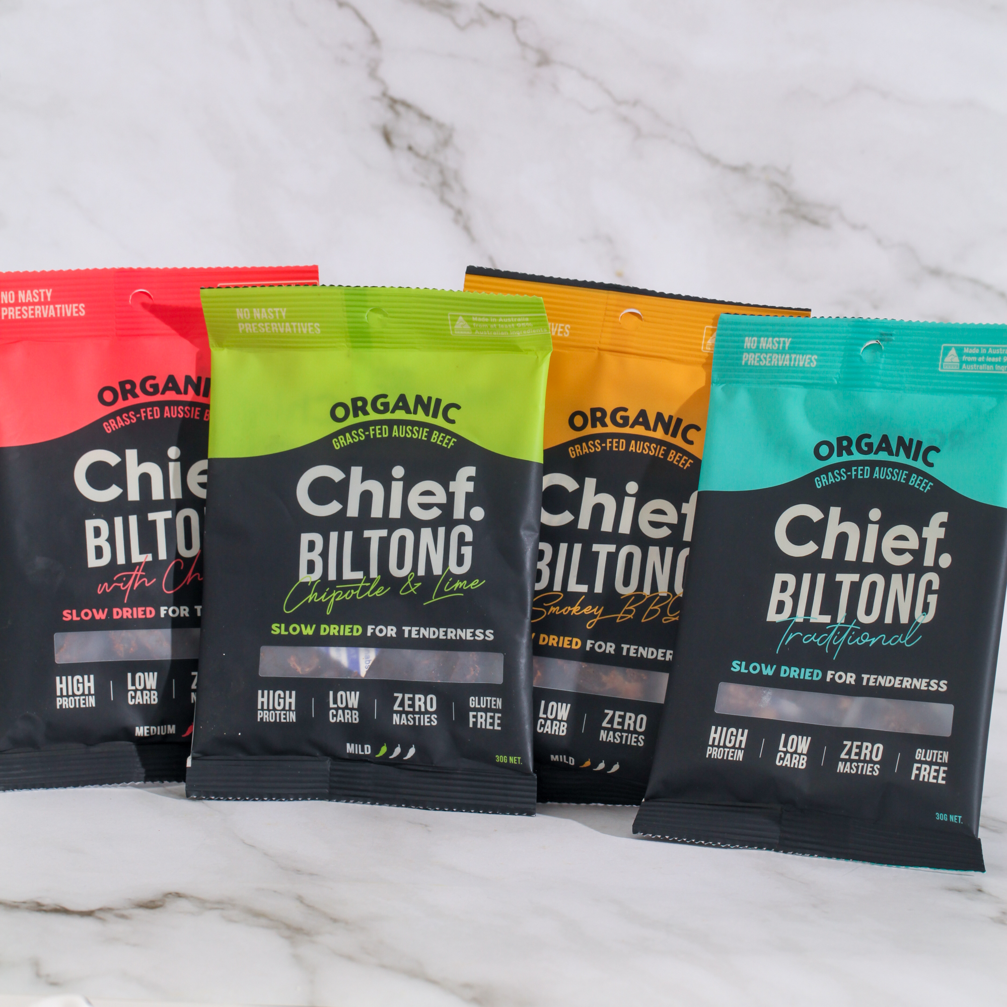 Traditional Beef Biltong 30g - Chief