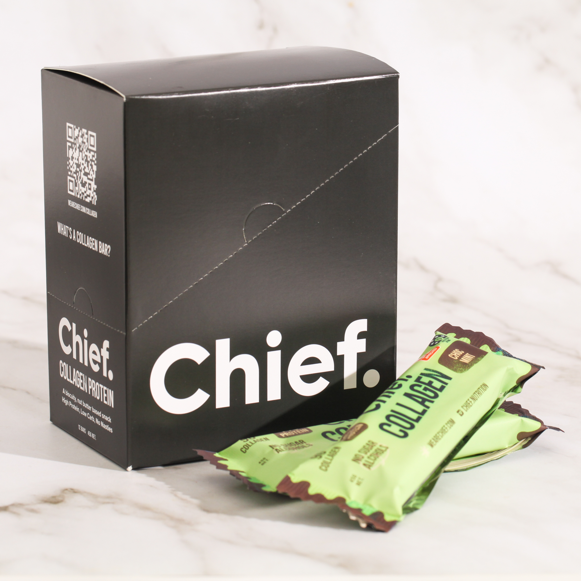 Choc Mint Collagen Protein Bar - Chief x 12