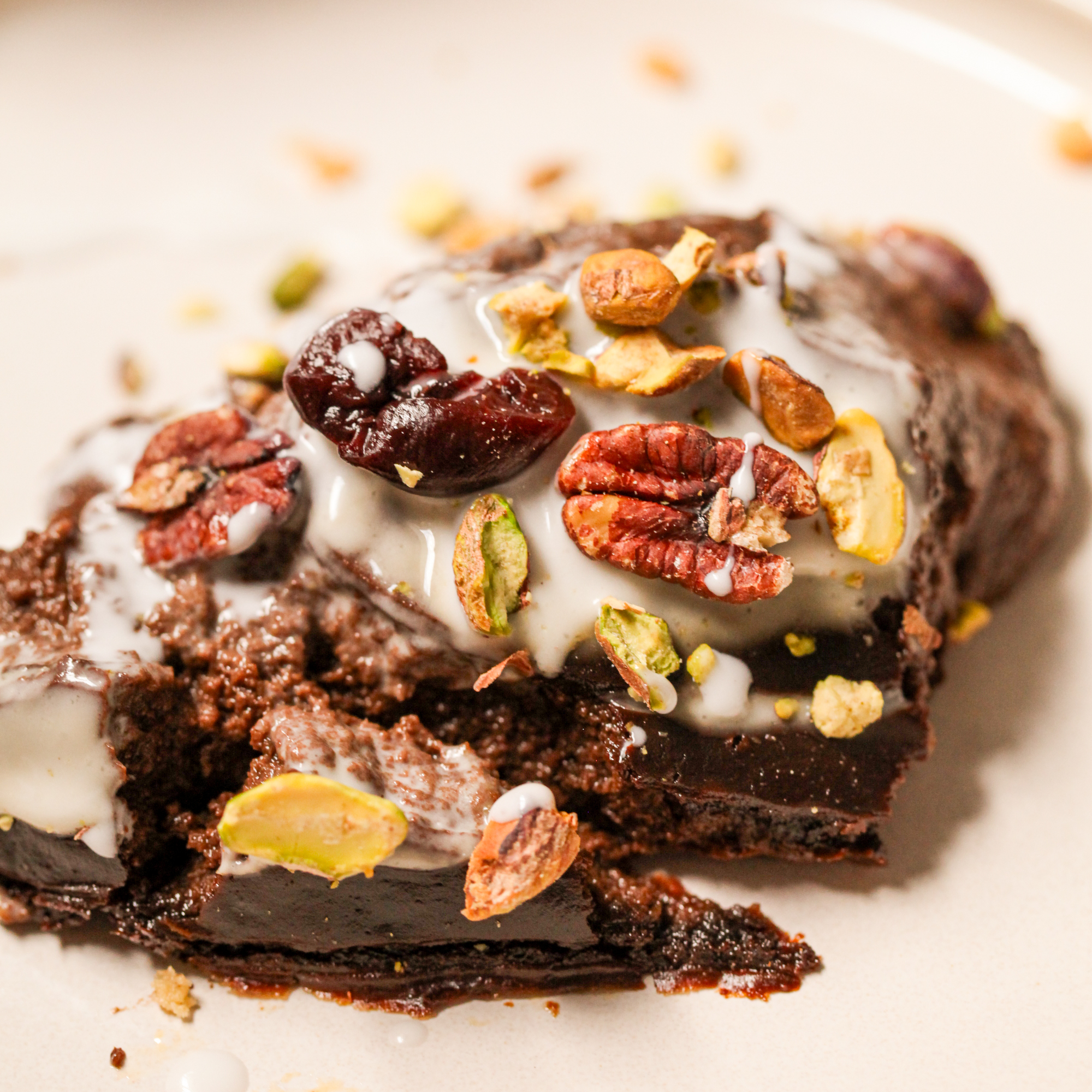 Dark Chocolate Mousse Pie