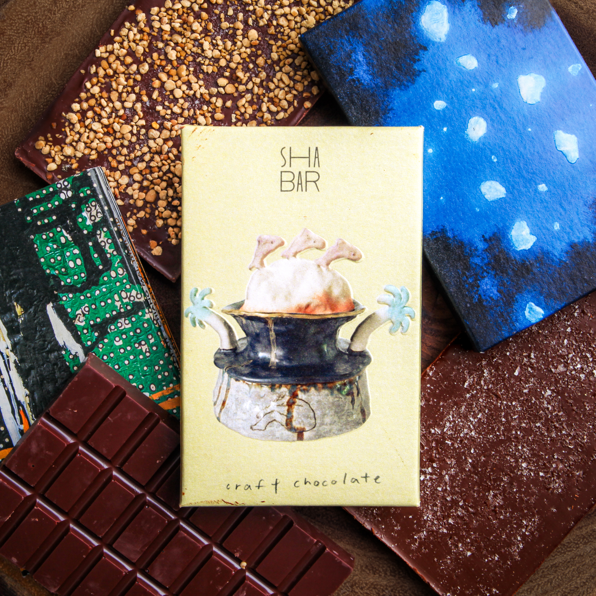 Single-Origin Crafted Chocolate 70% w/ Sea Salt - SHABAR